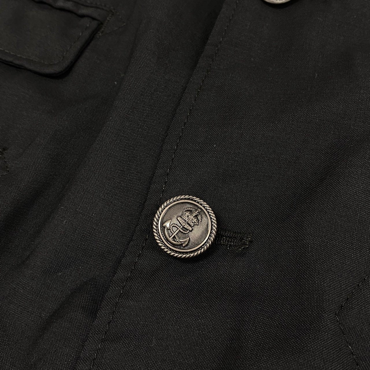 76g4 《美品》 ENGINEERED GARMENTS エンジニアドガーメンツ BEAMS ビームス テーラードジャケット ブレザー 刻印ボタン サイズM ダークネイビー ウール100 メンズ 紳士服 コラボ