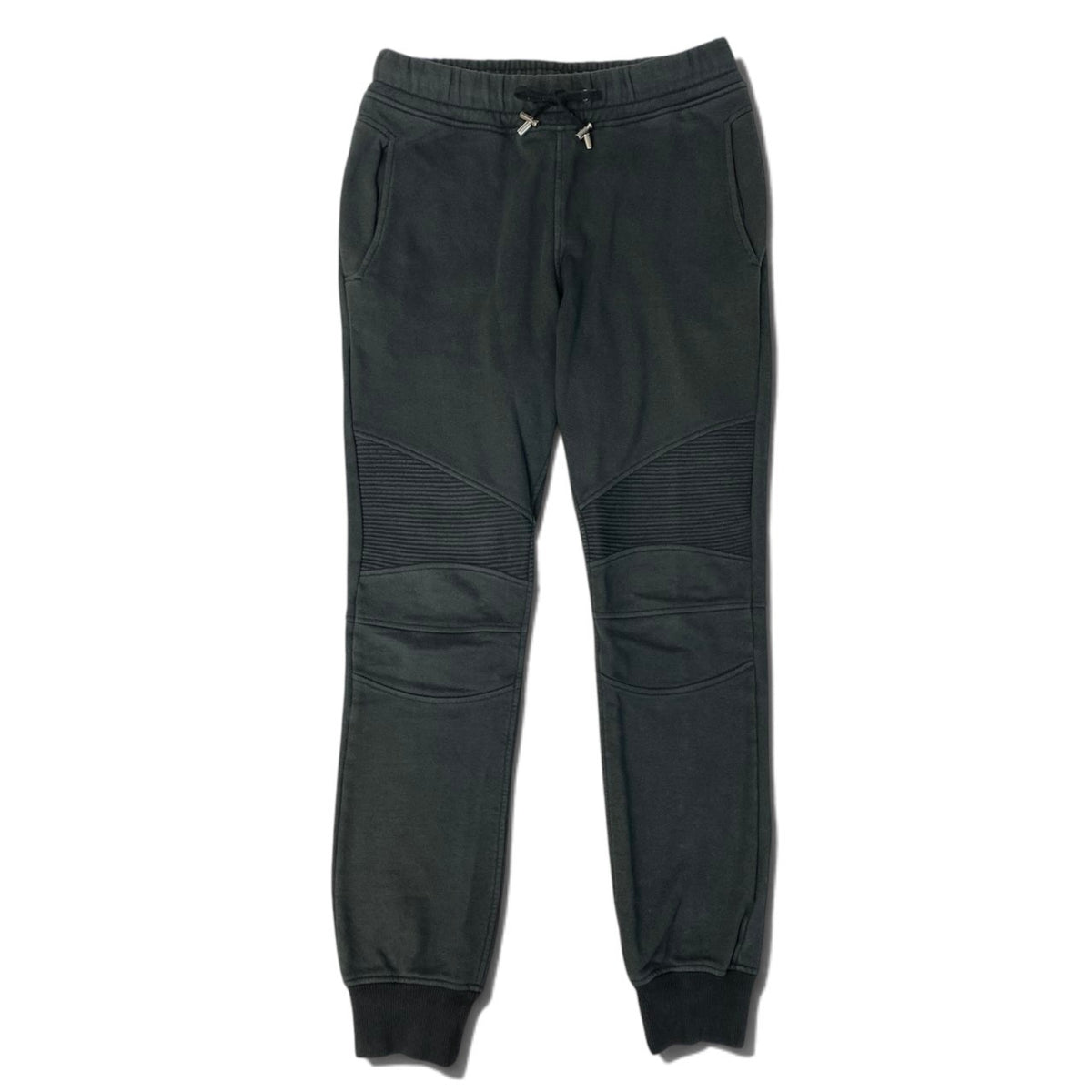 90j27 BALMAN バルマン バイカー スウェットパンツ サイズS ブラック メンズo07t