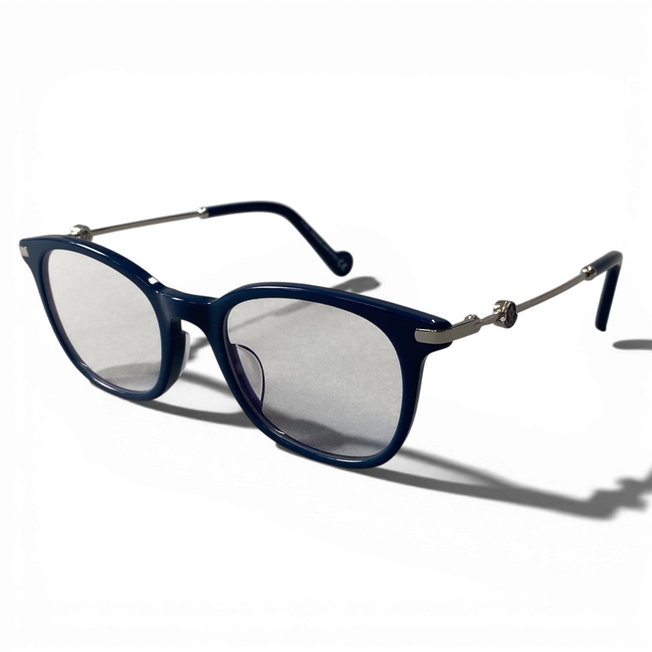 c17 MONCLER モンクレール ネイビー ML5114-D アイウェア メガネ メンズ イタリア製k02i
