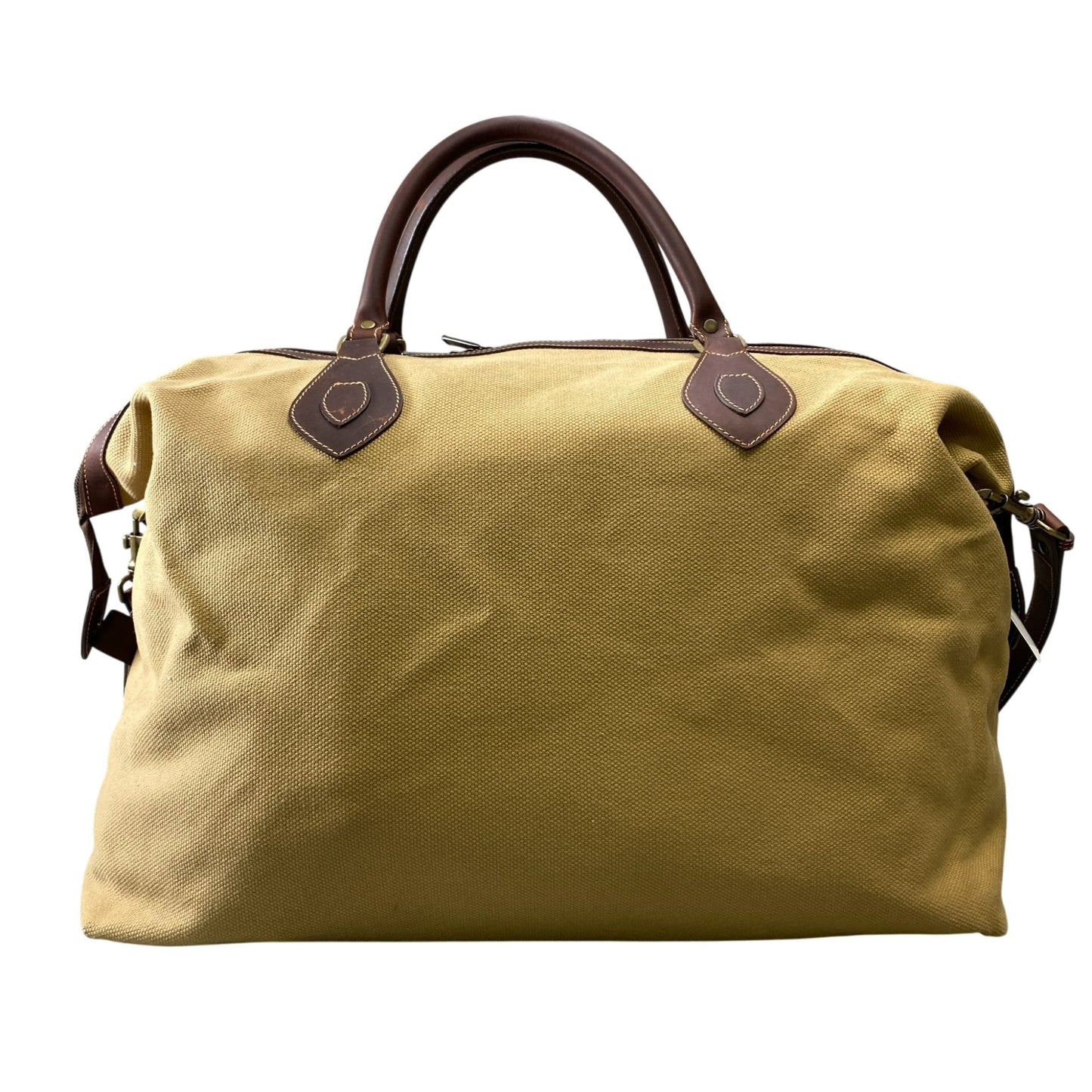 BL10 TUSTING タスティング 2WAY ボストンバッグ キャンバスバッグ 鞄 ベージュ ブラウン メンズk02i