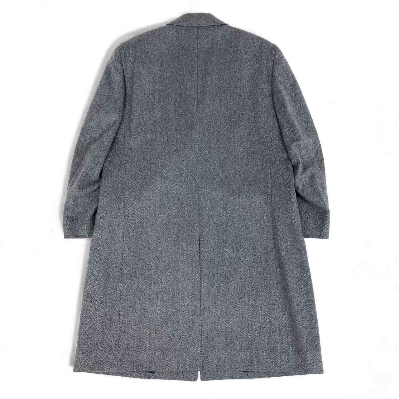 31L8 LANVIN COLLECTION ランバン コレクション ロングテーラードジャケット ロングジャケット カシミヤジャケットコート アウター 45サイズ グレー カシミヤ100％ メンズo07t