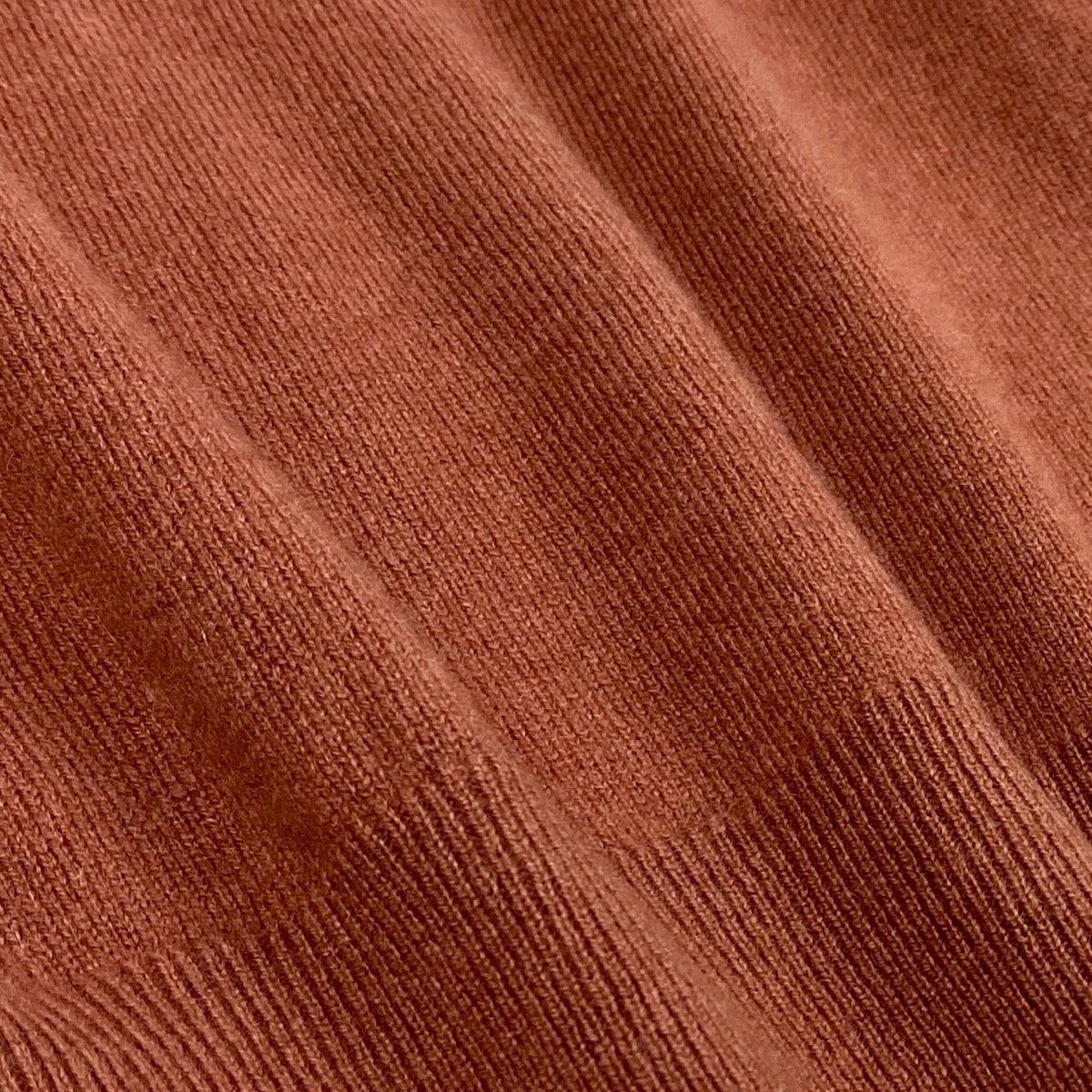 Mj13 【未使用タグ】 HERMES エルメス マイヨン シェーヌ ダンクル クルーネックセーター サイズM ブラウン系 カシミヤ100％ メンズu02t