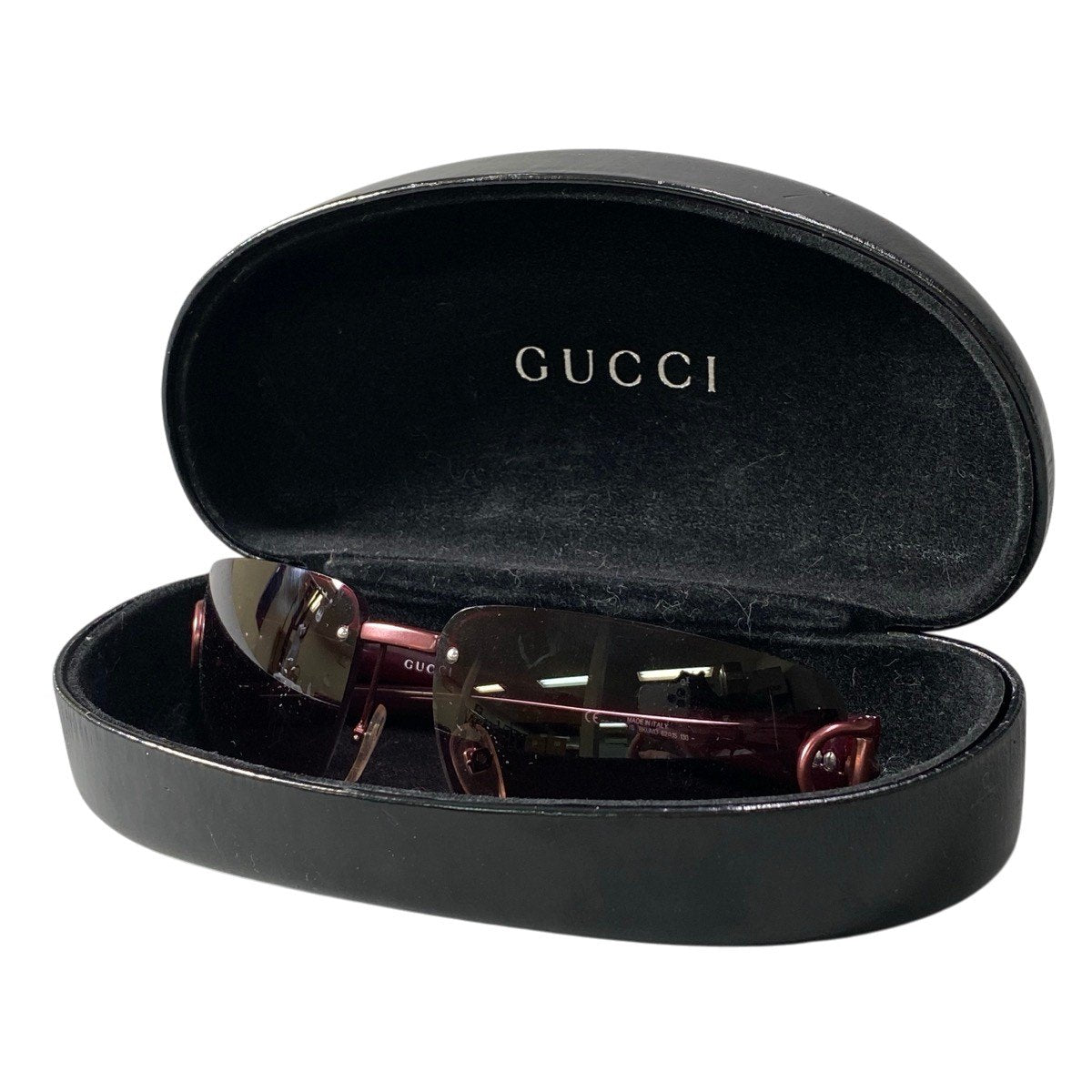 g31 GUCCI ホースビット リムレスサングラス アイウェア イタリア製 GG2744/F/S 62□15 130 ボルドー レディース 女性用ta1