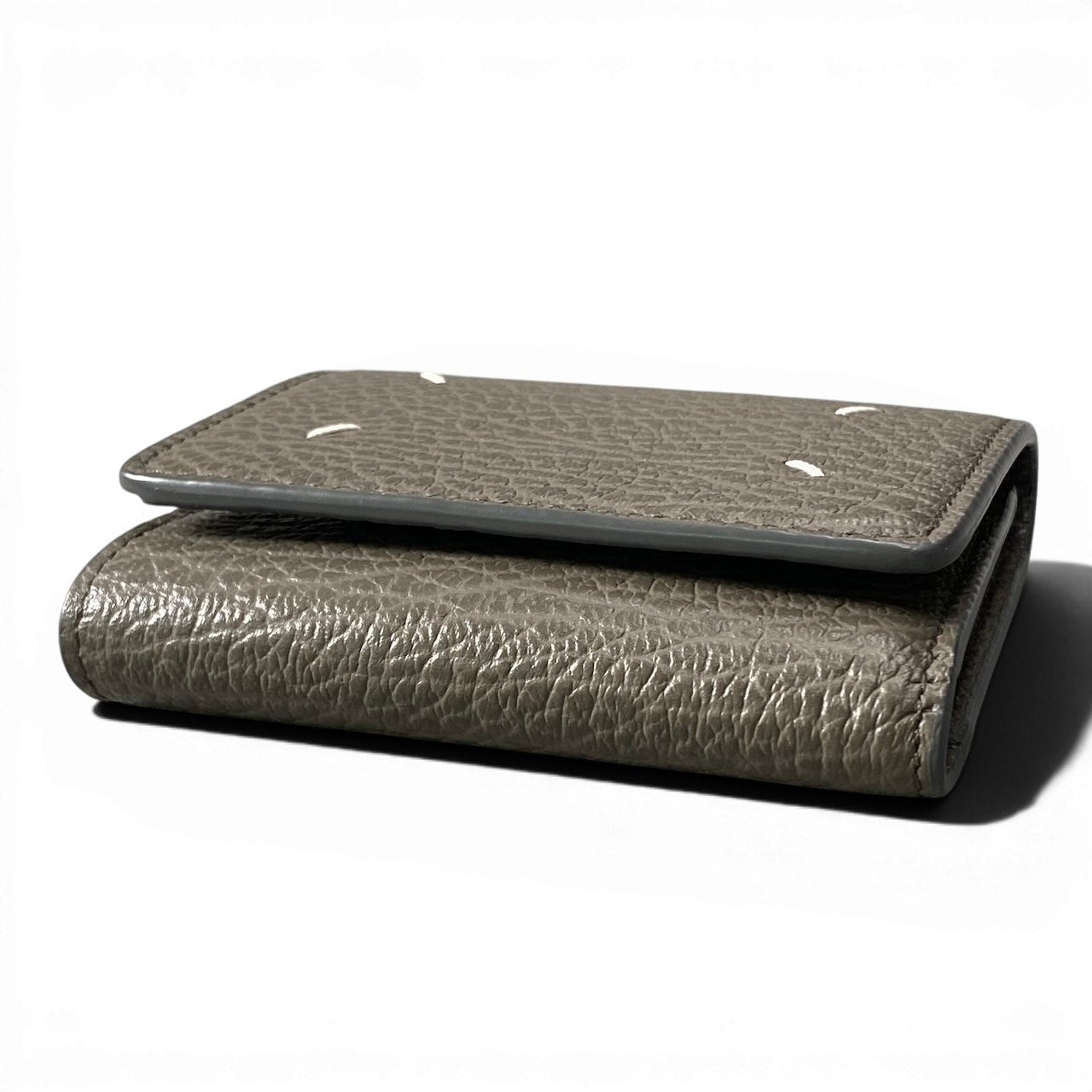 g11 《極美品》 Maison Margiela メゾンマルジェラ スリーフォールド ウォレット Try Fold Wallet SA3UI0010 グレー レザーt18r