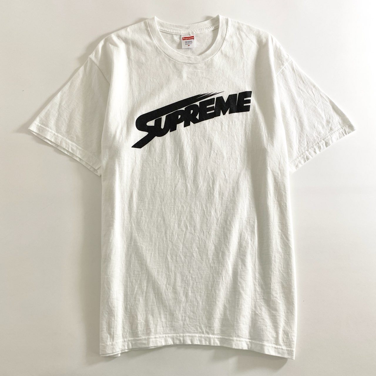 8d13 SUPREME シュプリーム 23SS MONT BLANC TEE モンブラン Tシャツ カットソー ロゴプリント Mサイズ ホワイト コットン