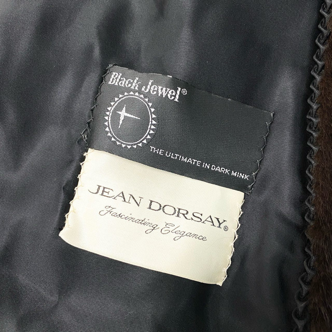 26c14 JEAN DORSAY Black Jewel ブラックジュエル デミバフミンク 超ロングコート 丈115cm サイズF ブラウン 最高級本毛皮 Mink Fur Super Long Coatt18r