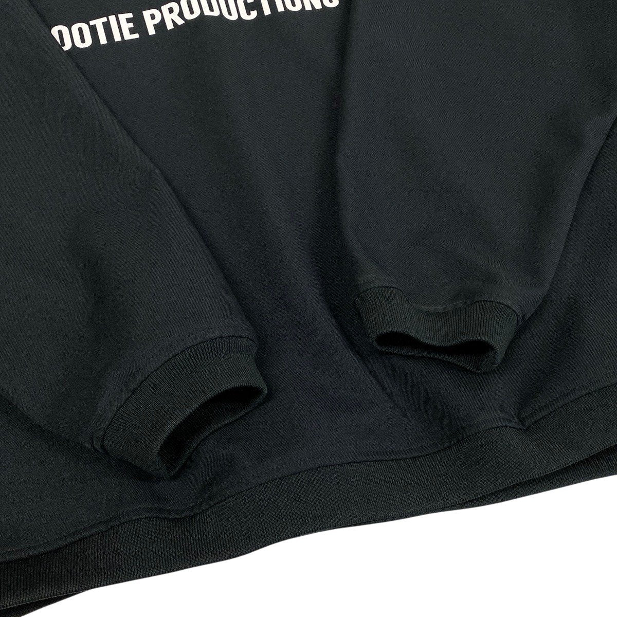 52f29 COOTIE PRODUCTIONS クーティー 21aw Poyester Twill Half Zip L/S Tee ツイルハーフジップ プルオーバー サイズL ブラック ポリエステル100％ メンズ 紳士服o07t