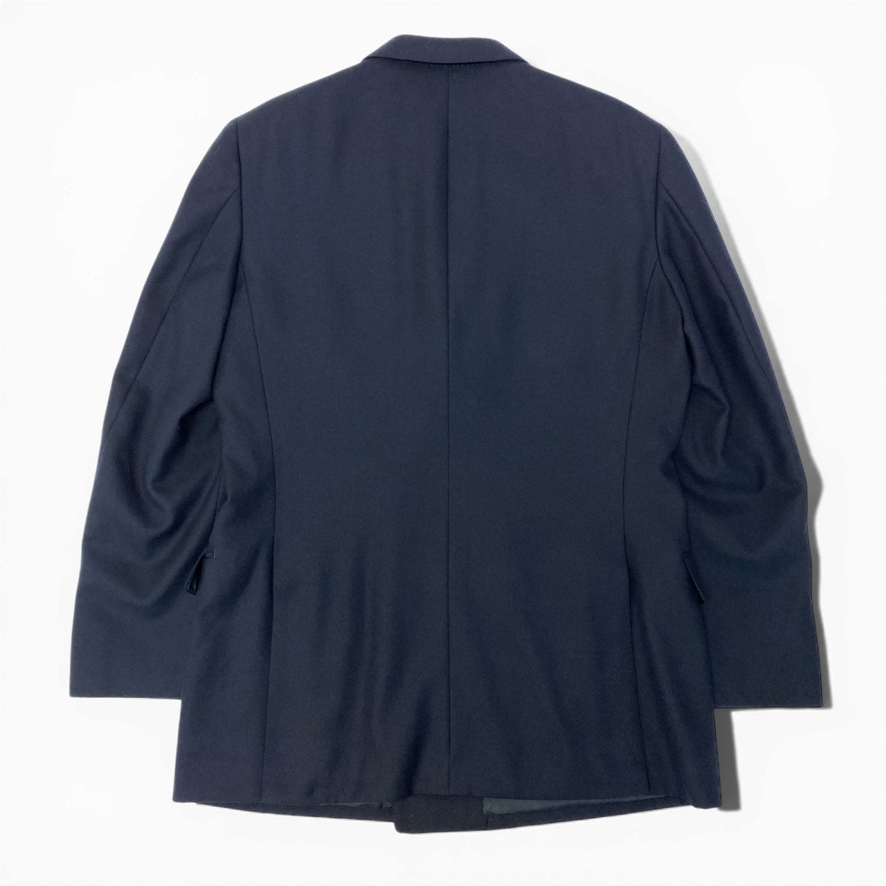 56c9 《美品》 OLD Burberrys バーバリーズ 紺ブレザー ホース金ボタン テーラージャケット ダブル 180A7 ネイビー ウール メンズu02t