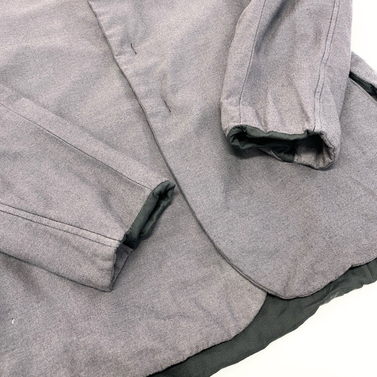 82a29【美品】 LMaltlEAI エルエムアルティエリ 2000年 アーカイブ ウールジャケット ブルゾン カシミヤ混 アウター イタリア製 3サイズ グレー メンズ 男性用u02t