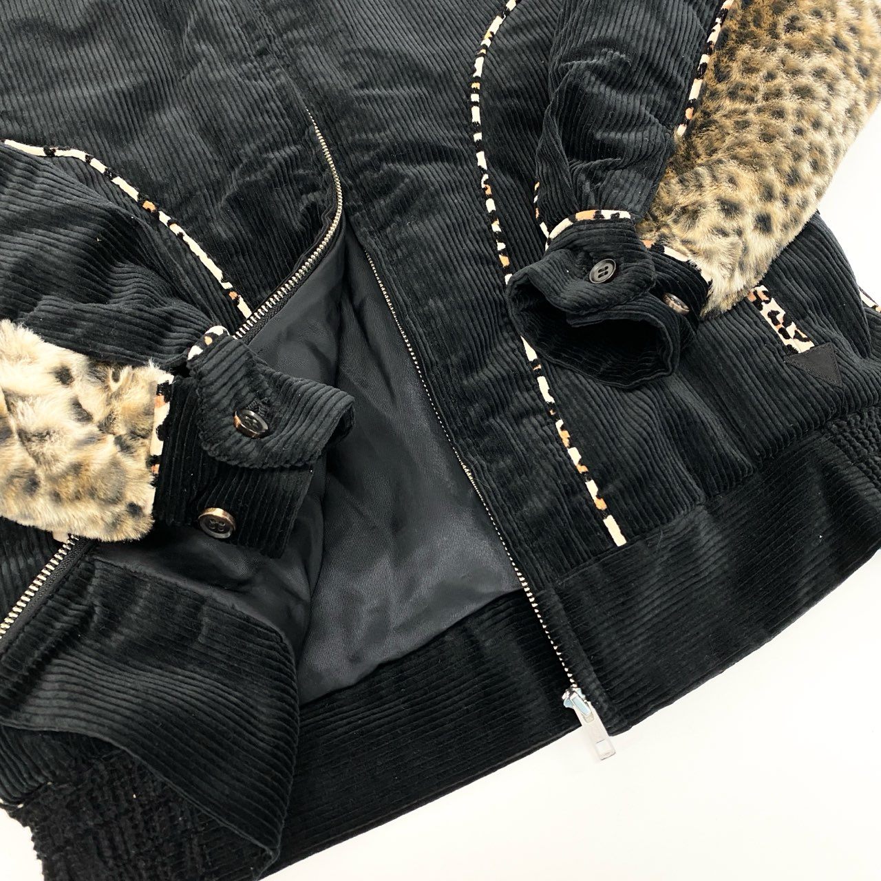 10k11 《未使用保管品》 WACKOMARIA ワコマリア 24AW Corduroy Western Jacket コーデュロイ ブルゾン サイズS ブラック メンズ アウターk02i