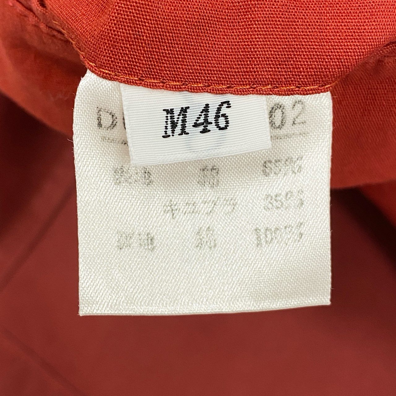 36a7 Papas パパス テーラードジャケット サマージャケット ロゴ刺繡 M レッド メンズ 紳士服u02t