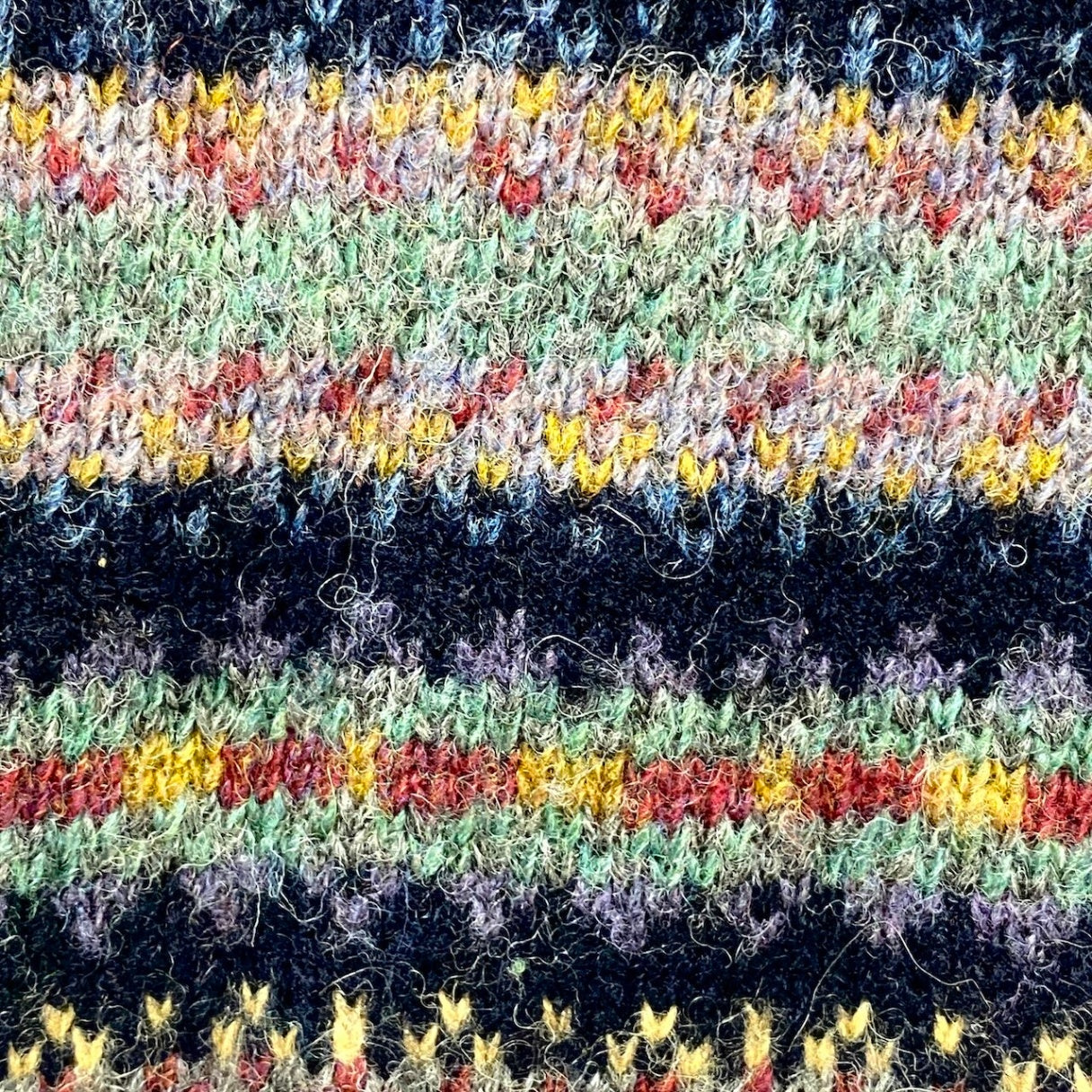 73e18 JUNYA WATANABE COMME des GARCONS ジュンヤワタナベ コムデギャルソン AD2012 ロングスリーブニットワンピース エルボーパッチ 総柄 Mサイズ マルチカラー ウール100％ レディース 女性用u02t