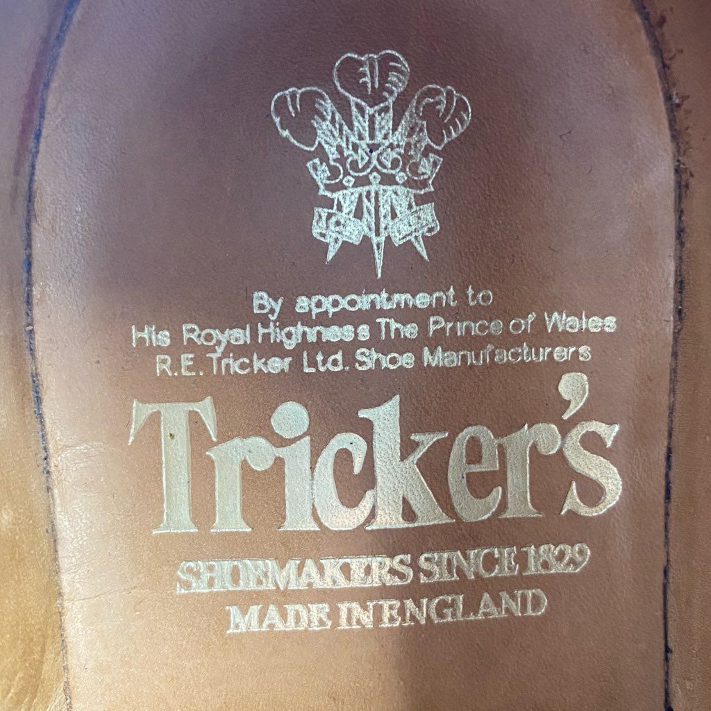 2f2 Tricker’s トリッカーズ BOURTON バートン ウィングチップ ブローグシューズ 7 1/2 ブラウン レザー イングランド製