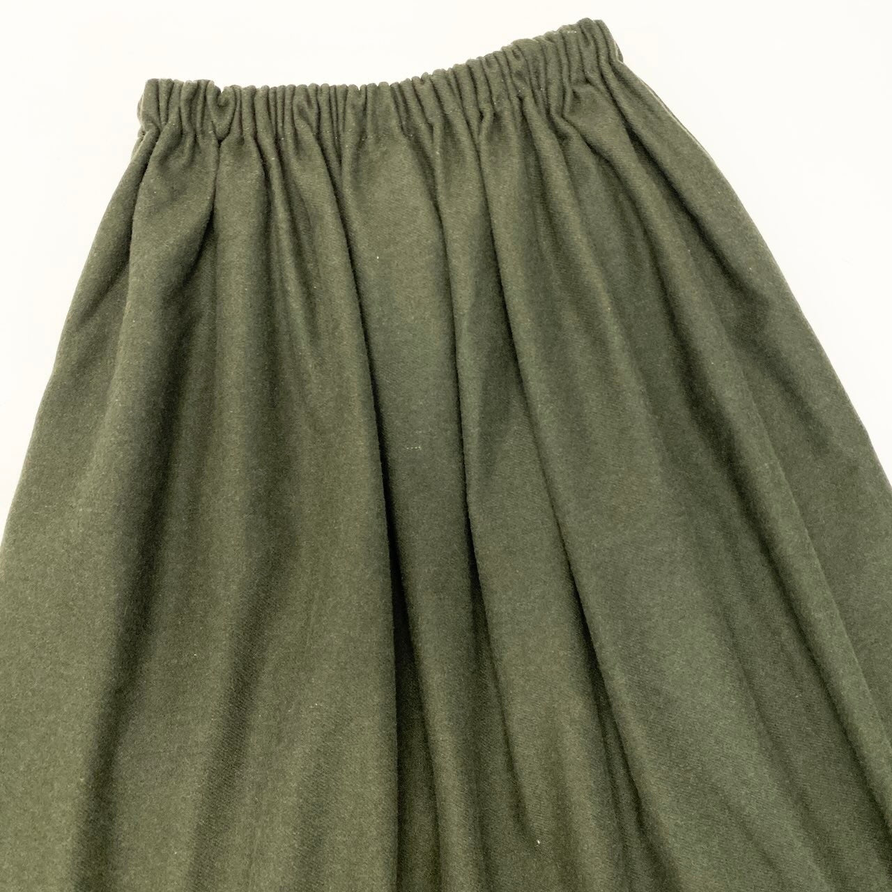 29e7 tricot COMME des GARCONS トリコ コムデギャルソン ウールスカート ロングスカート AD2021 TH-S017 グリーン レディース 女性用u02t