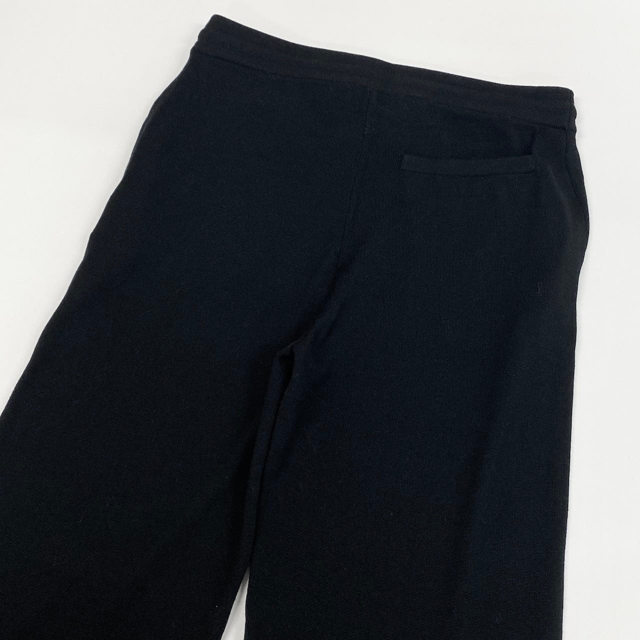 Id2 《極美品》 LOUIS VUITTON ルイヴィトン × 草間彌生 LV ニットスウェットパンツ LV Knit Sweat Pants サイズL ブラック Yayoi Kusamat18r