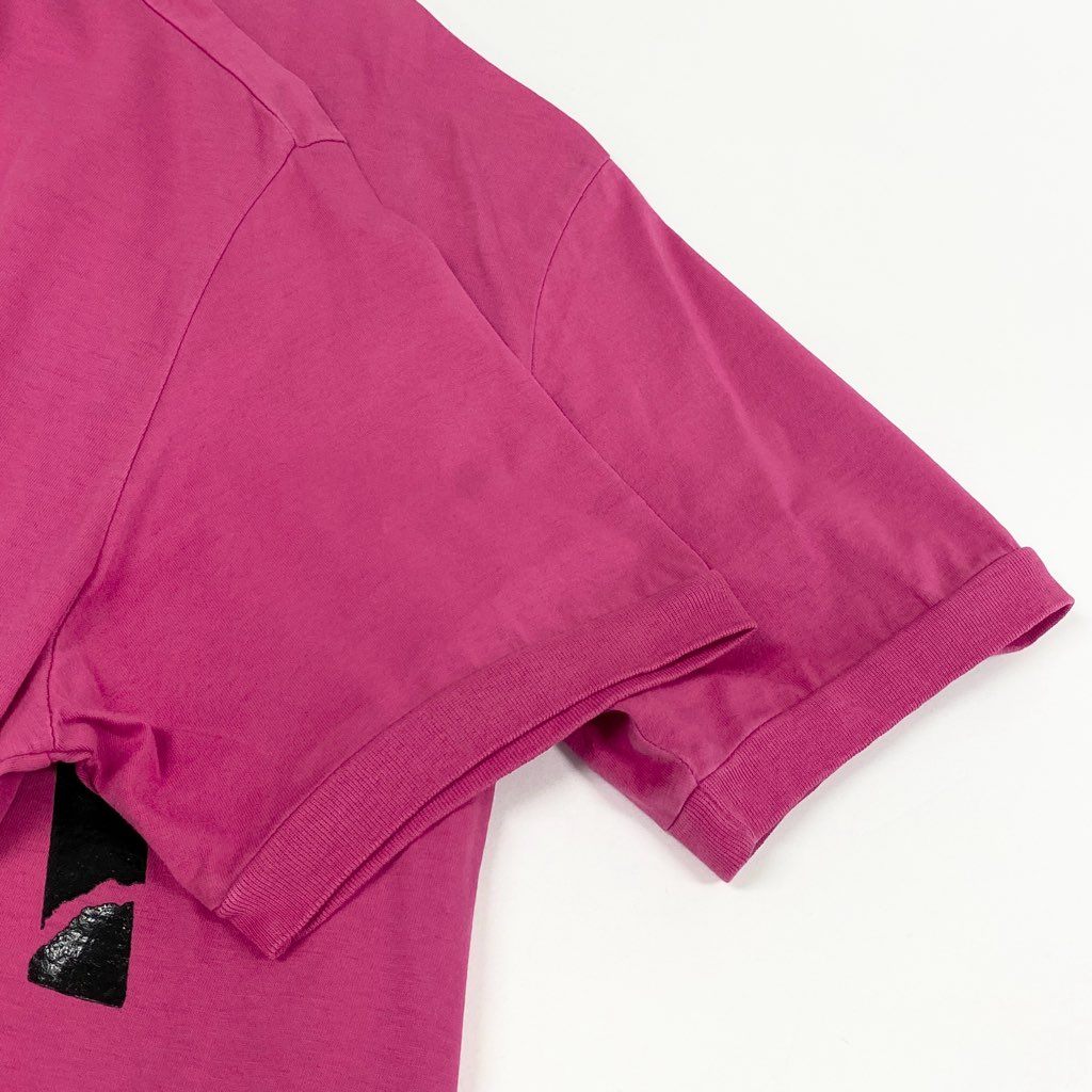 13l27 DSQUARED2 ディースクエアード 半袖Tシャツ プリントTシャツ PUNKプリント トップス イタリア製 XXLサイズ ピンク コットン100％ メンズo07t