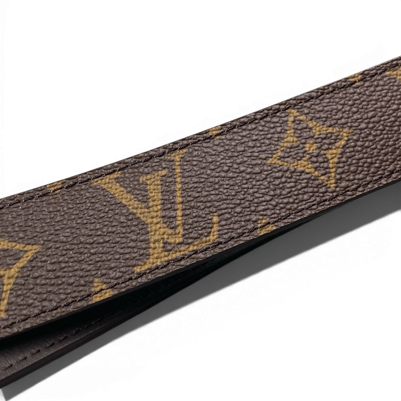 c17 LOUIS VUITTON ルイヴィトン サンチュール モノグラム ベルト サイズ32/80 レディースk02i