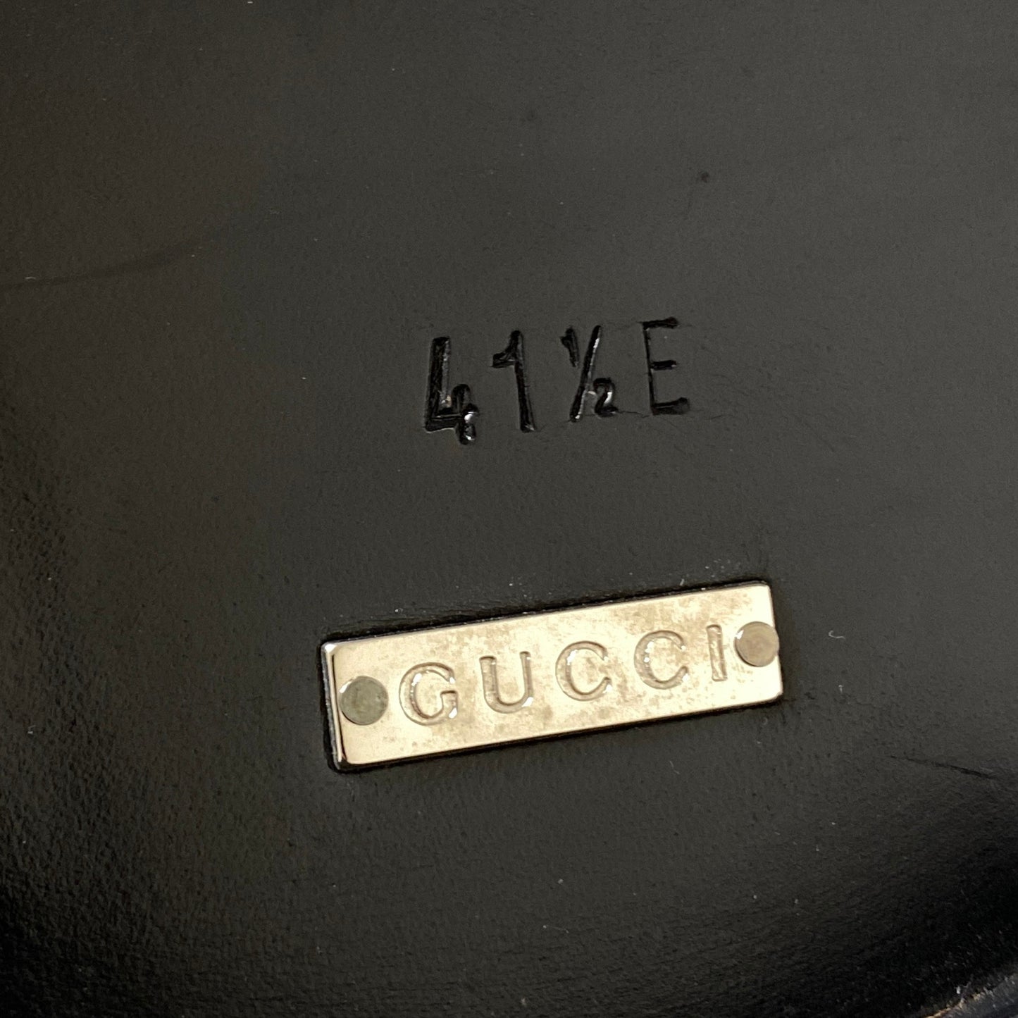 2f26 《美品》 GUCCI グッチ インターロッキングG ビットローファー 41 1/2E ブラック レザー ビジネスシューズ イタリア製