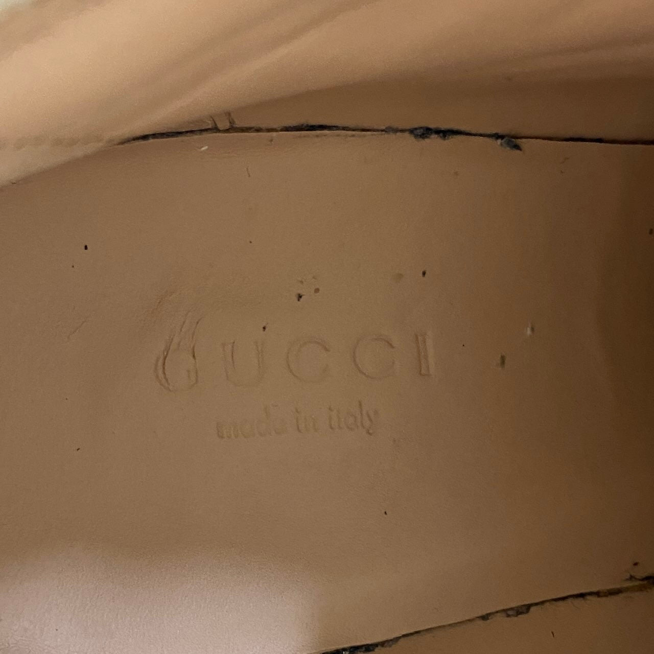 e26《美品》 GUCCI グッチ GGスプリーム アンクルブーツ GG Monogram Ankle Boots サイズ35 1/2 ホワイト レザー シューズt18r