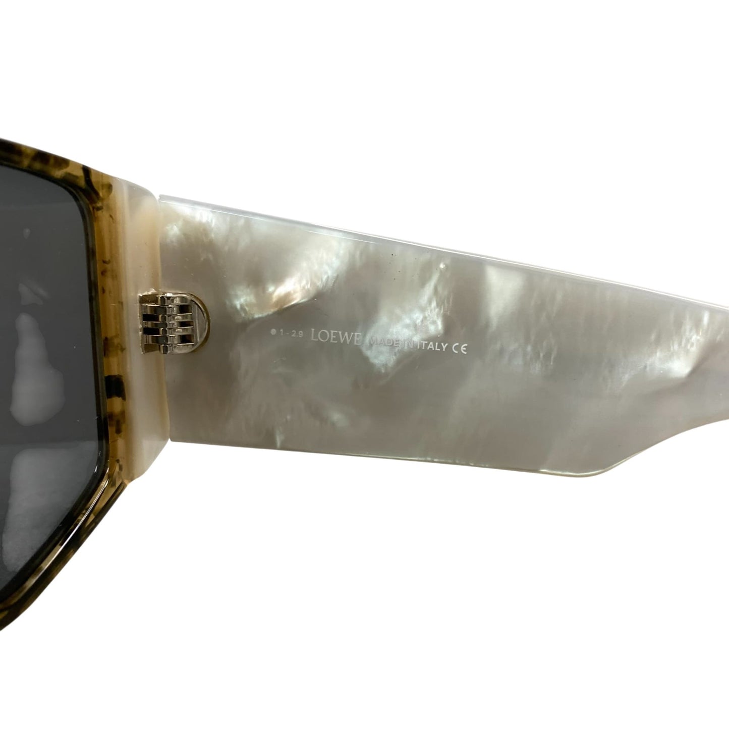 L10 LOEWE ロエベ サングラス LW40026U 56□14 クリアブラウン ブラック ホワイト アイウェア メガネ 眼鏡t18r