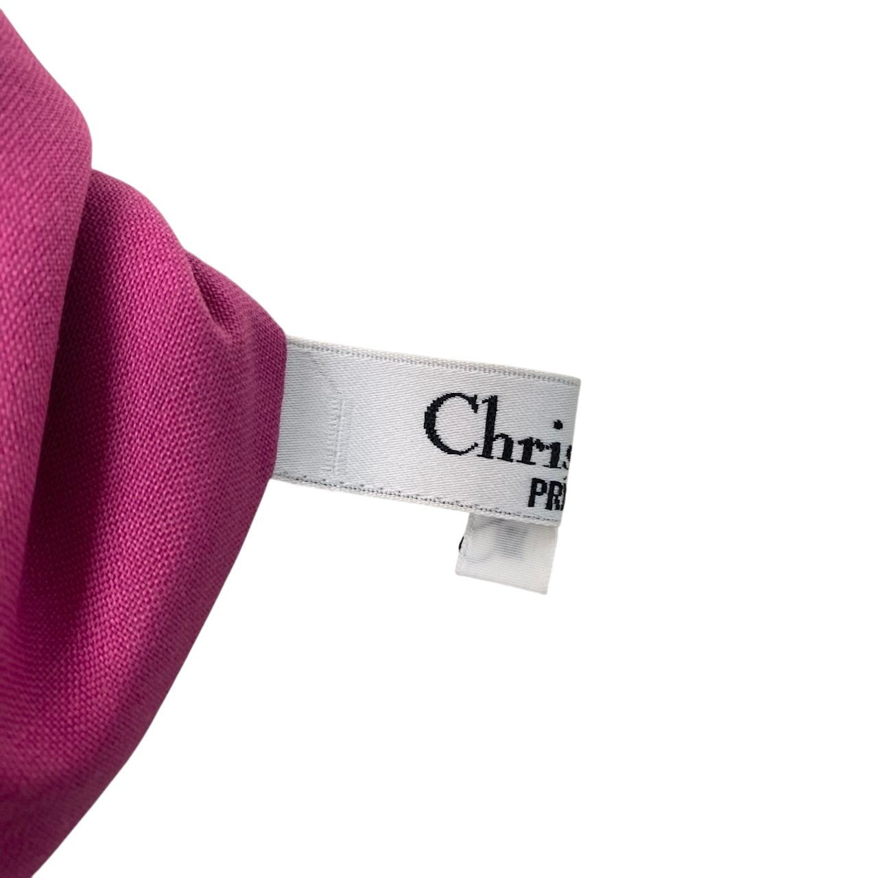 55h9 Christian Dior クリスチャンディオール ダブルブレスト アンコンジャケット 薄手 サイズM ピンク ウール シルク レディースu02t