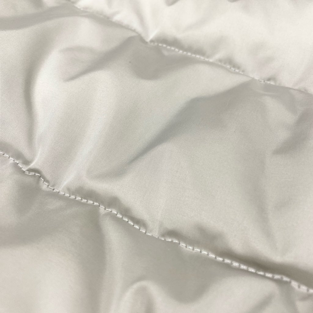 33l24 MONCLER モンクレール シルバーフォックスファー ショートダウンジャケット サイズ1 シルバーグレー ヴィンテージ 希少モデルt18r