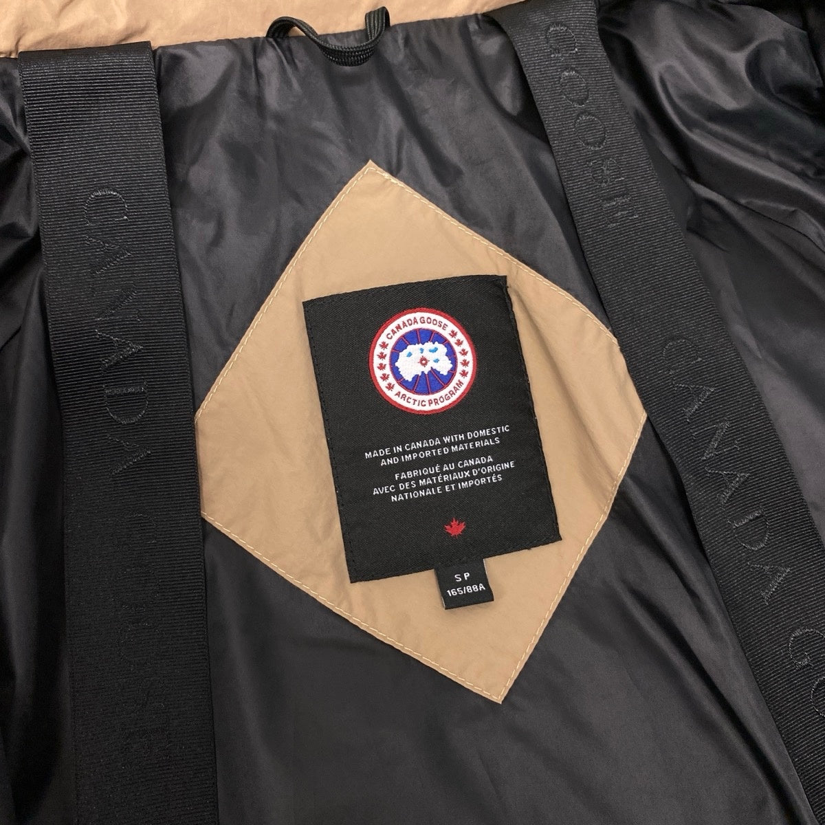 42h18 Canada Goose カナダグース Bryden Puffer ダウンジャケット フード取外可 リサイクルエンデュラリュクス生地 2621WBJ SP 165/88A Tan レディース 女性用t18r
