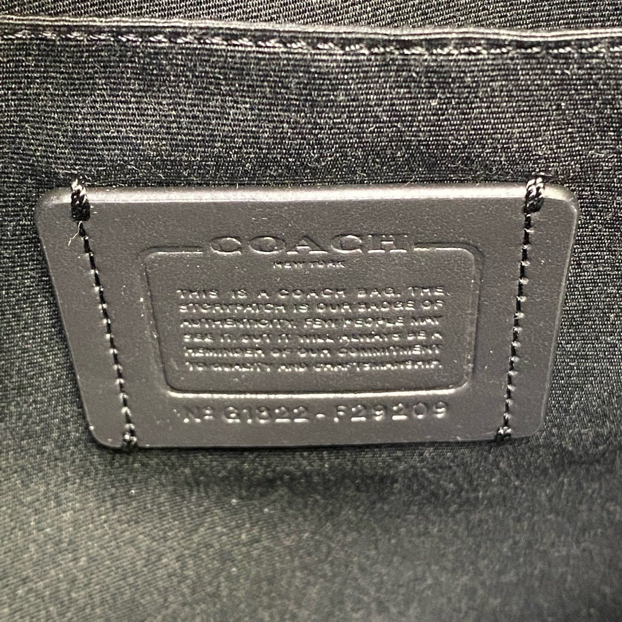 Bj3 《美品》 COACH コーチ ワンハンドル シグネチャー ワンショルダーバッグ F29209 ブラウン 肩掛け 鞄 カバンt18r