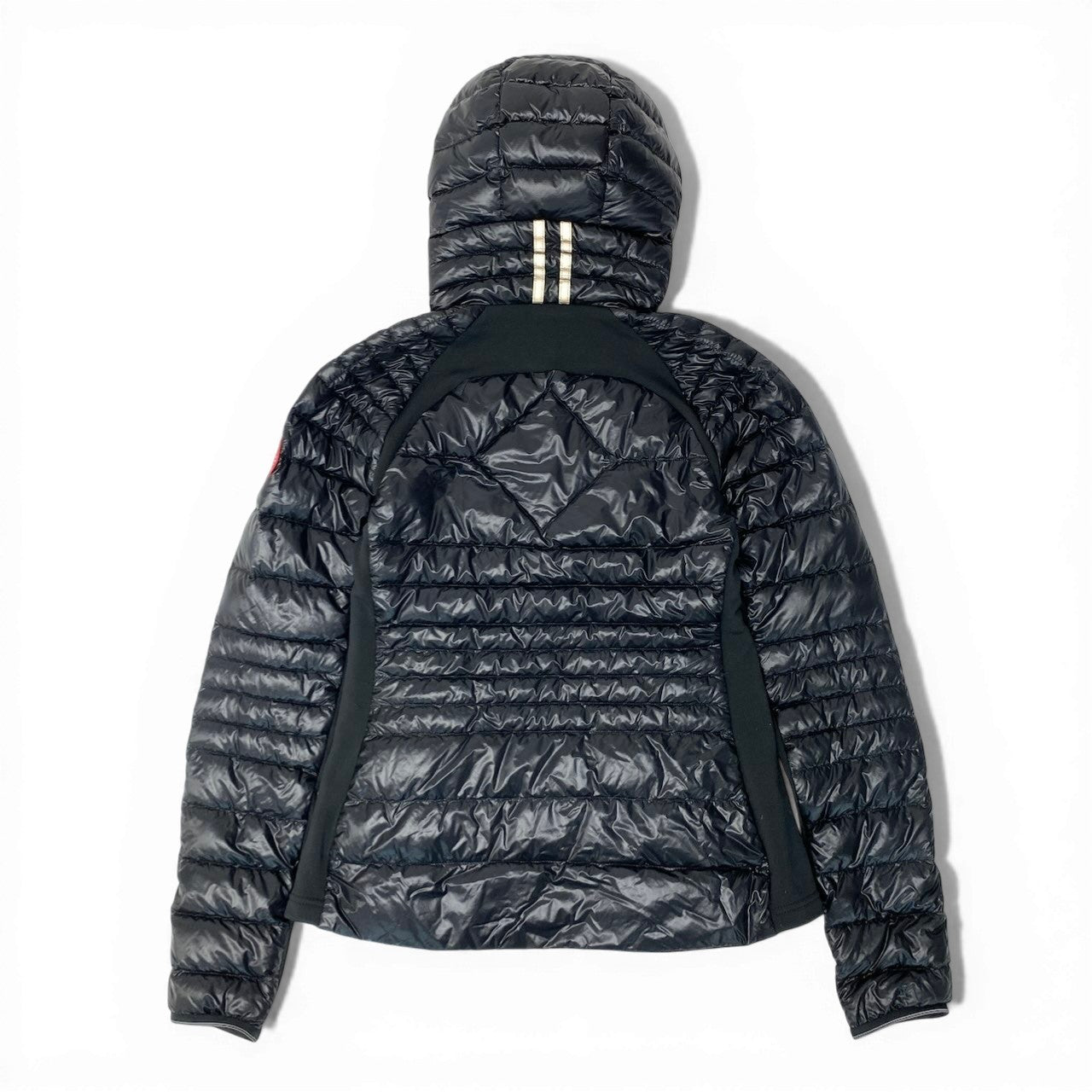 76c26 CANADA GOOSE カナダグース HYBRIDGE LITE HOODY ライトダウンジャケット サイズM ブラック Down Jackett18r