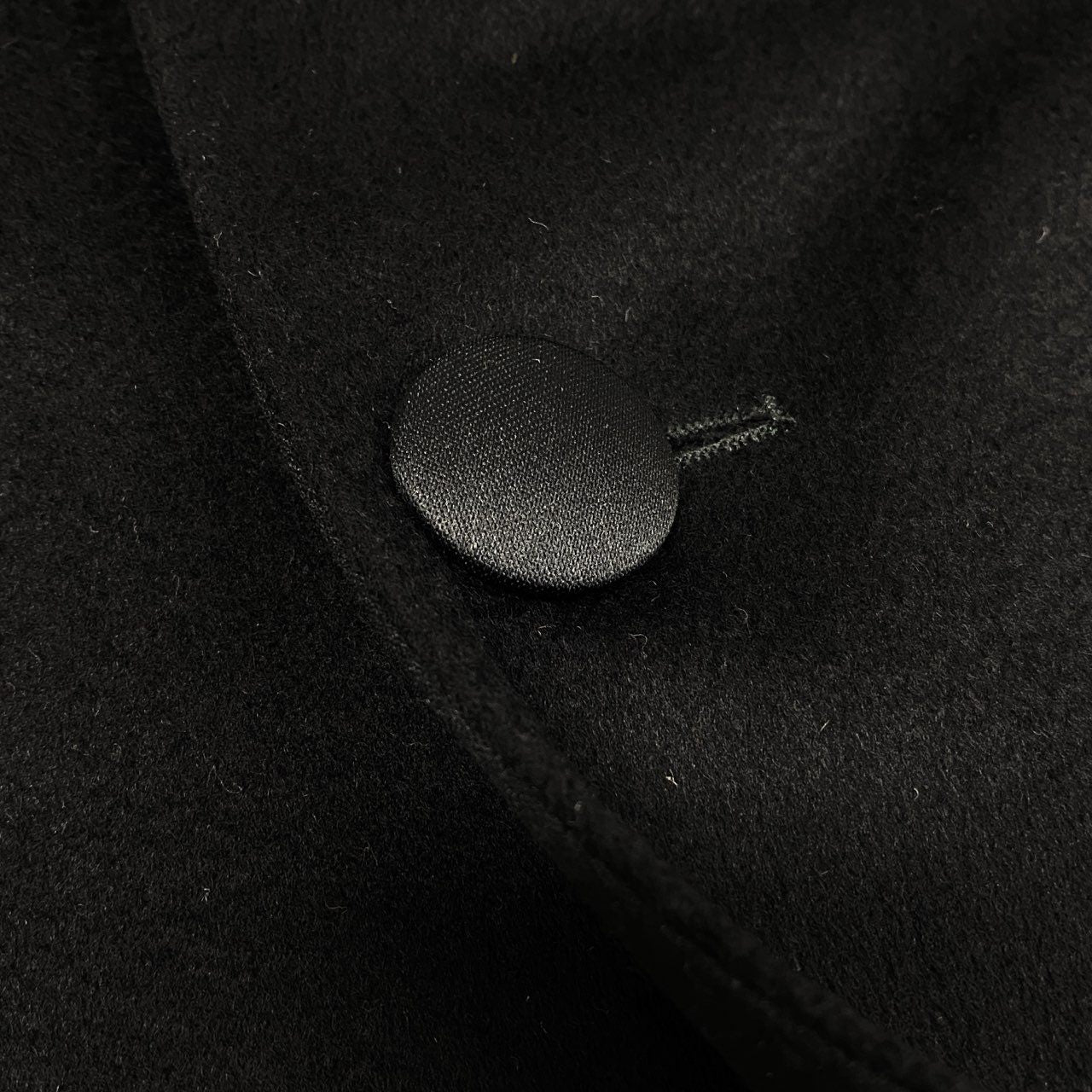 37L23 【美品】ALBERTO BRESCI アルベルト ブレーシ チェスターコート ロングコート LUIGUI BIANCHI MANTOVA カシミヤ混 イタリア製 7033 44R ブラック メンズo07t