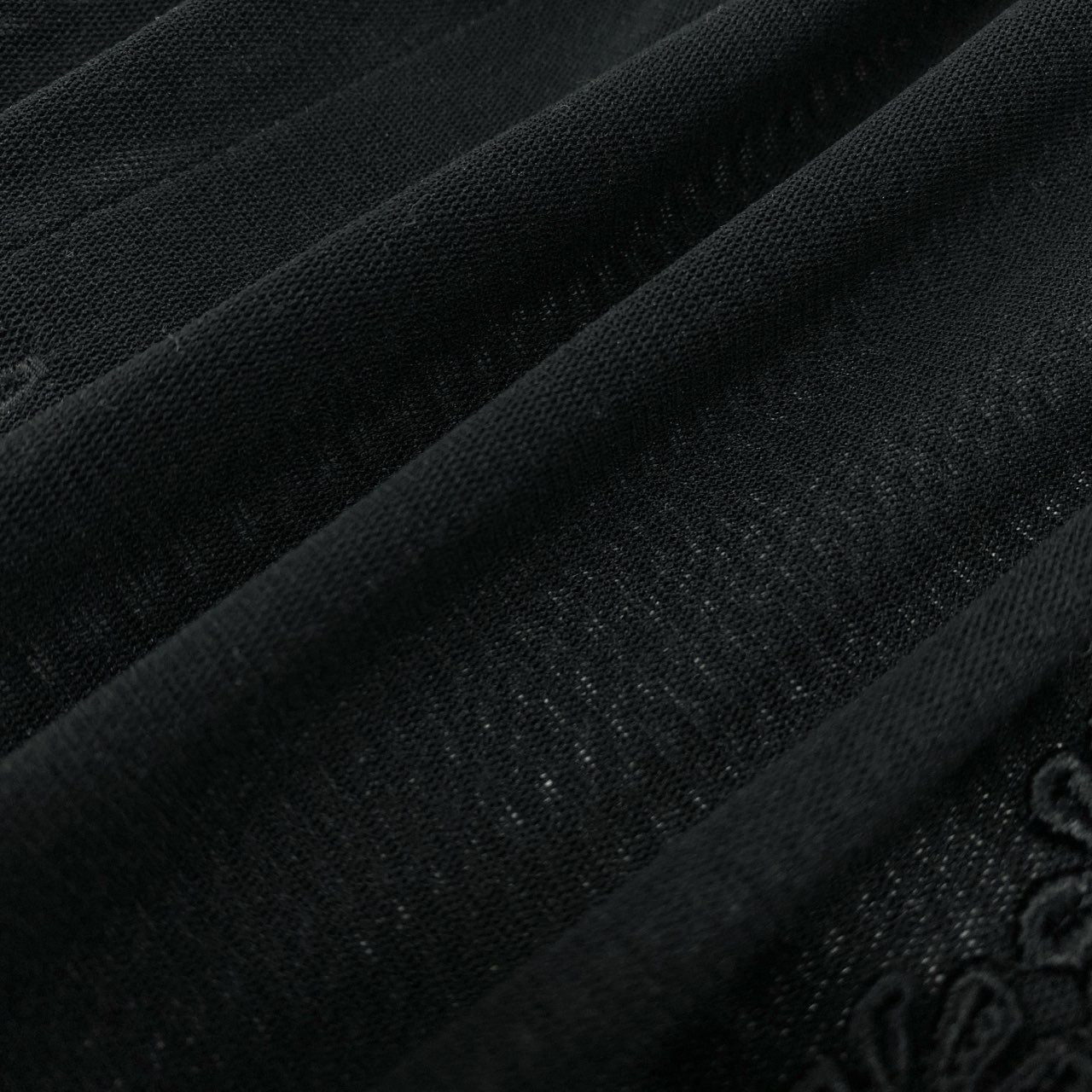 18k20《美品》 TOKUKO 1er VOL トクコプルミエヴォル  ロング シアーカーディガン メッシュシャツ 長袖 花柄 ストレッチ○ レディース 女性用 ９ ブラックu02t