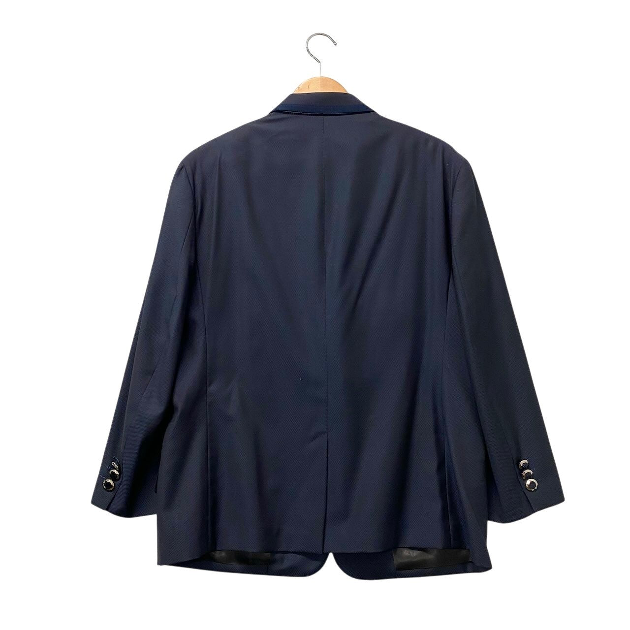 85g5 ETRO エトロ 裏ストライプ テーラードジャケット サイズ54 ネイビー ブレザー フォーマル 紳士服t18r