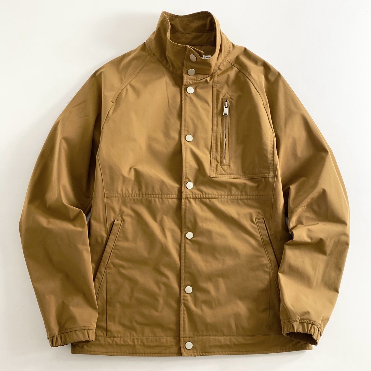 59g26 《美品》 nonnative ノンネイティブ COACH JACKET POLY TWILL STRETCH DICROS SOLO ツイルストレッチコーチジャケット NN-J3117 0 キャメル 日本製