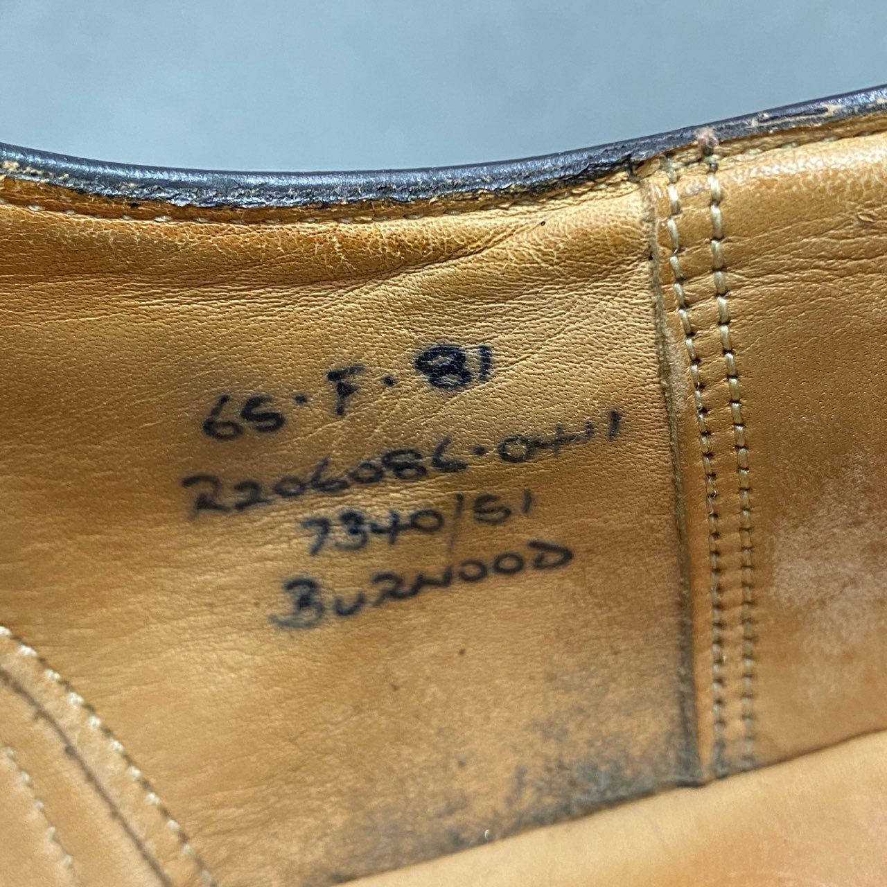 1g8 Scotch Grain スコッチグレイン BURWOOD インペリアルフランス ウイングチップ ドレスシューズ 6.5 ブラック レザー メダリオン
