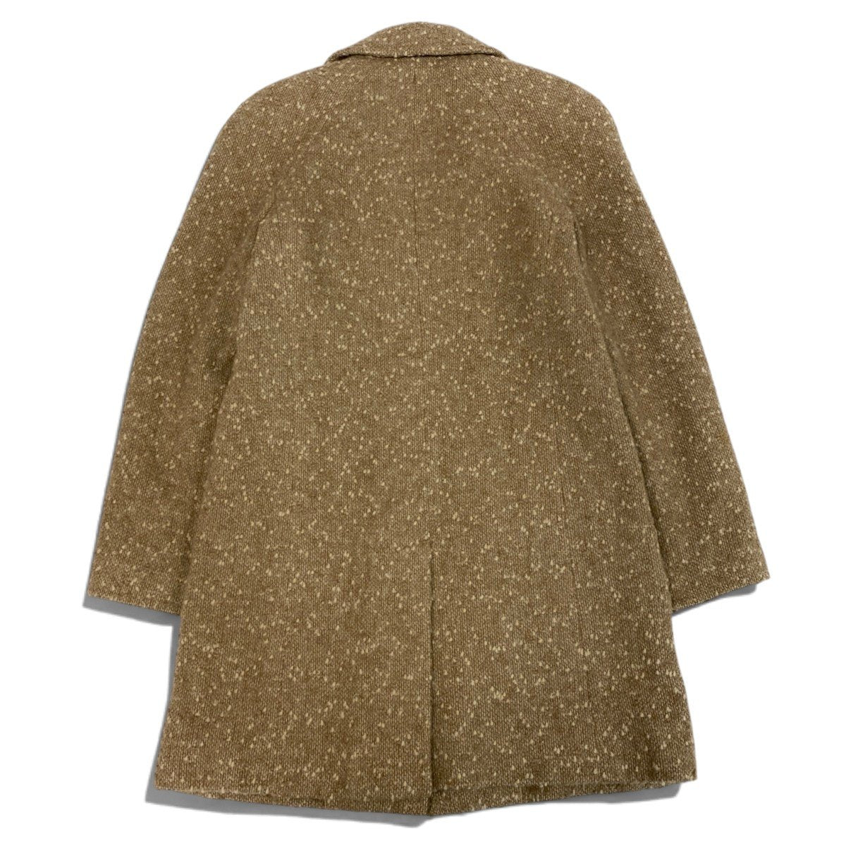 i22 CHANEL シャネル 01A CC クリアボタン ツイードコート Vintage CC Clear Buttons Tweed Coat Beige P18340 Size38 ベージュt18r