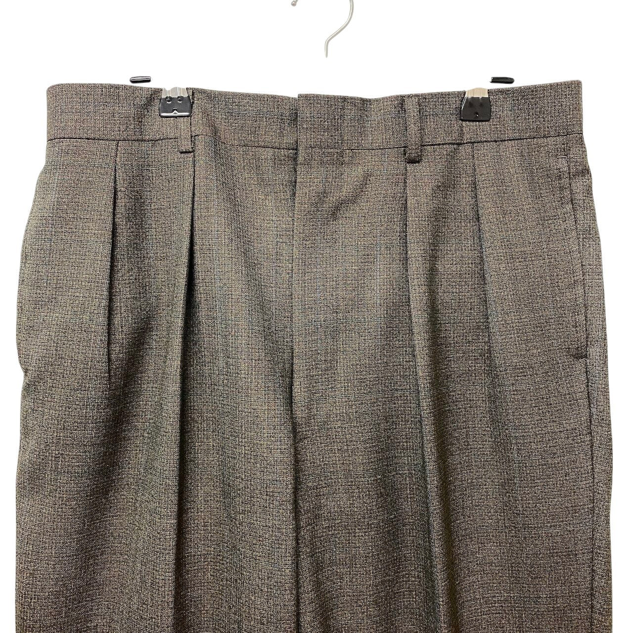 85g7 BURBERRY LONDON バーバリー セットアップスーツ ダブルブレスト チェック柄 サイズAB6 ブラウン系 ウール メンズ 紳士服o07t