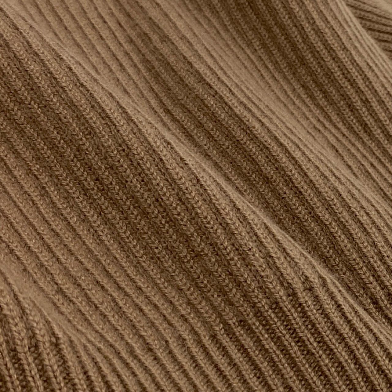 46L8 ’S MaxMara エスマックスマーラ 2024AW リブニット ニットセーター カシミヤ混 ロングスリーブ Mサイズ ブラウン レディースk02i