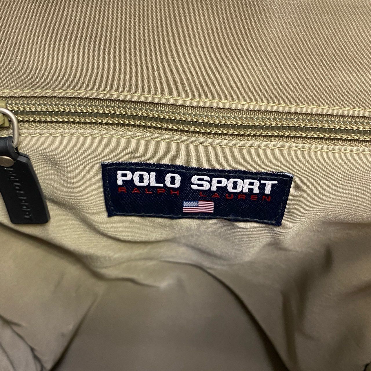 Ci10 《美品》 POLO SPORT ポロスポーツ RALPH LAUREN ラルフローレン ミリタリーショルダーバッグ カーキ Military Shoulder Bag 鞄 カバンt18r