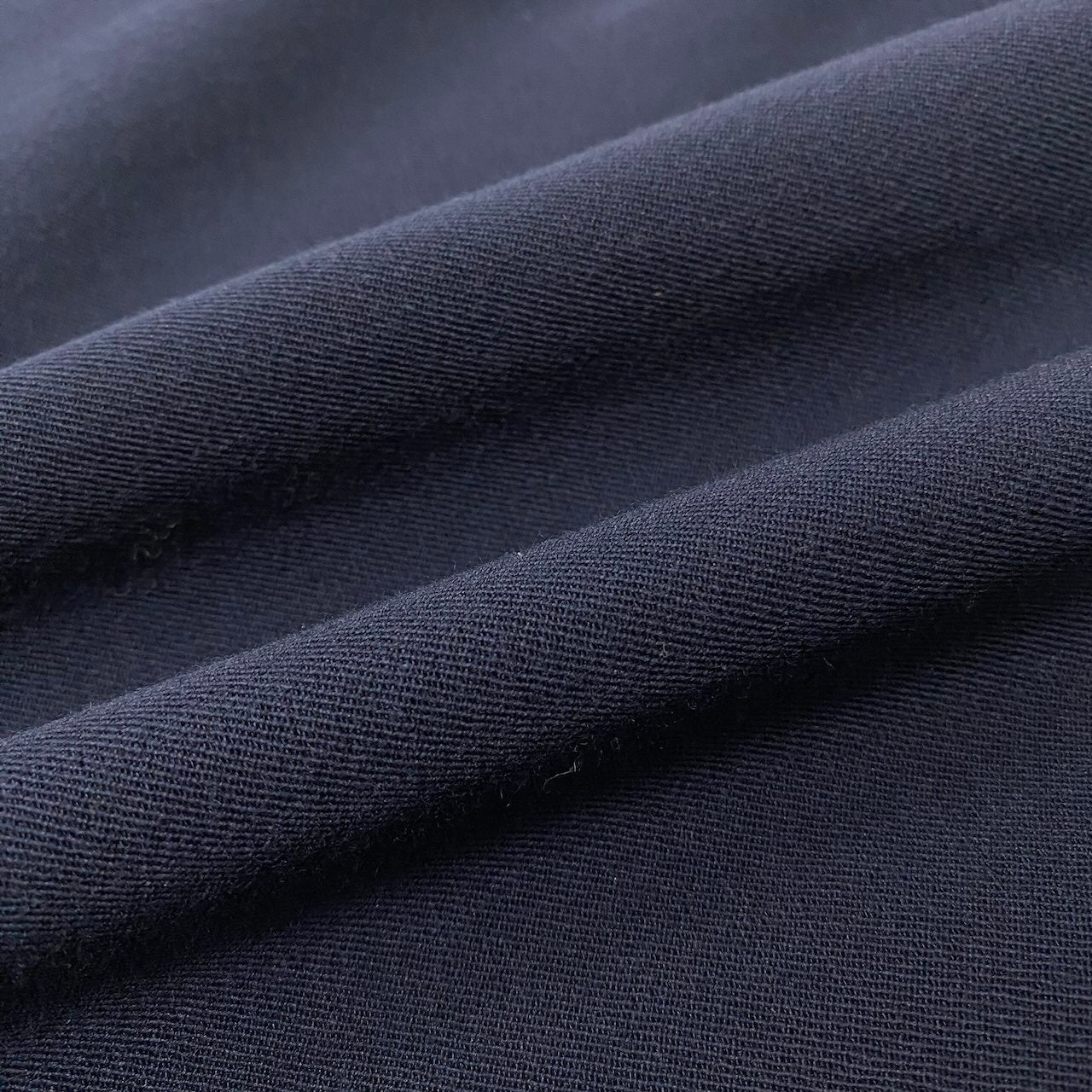 43e11 YVES SAINTLAURENT イヴサンローラン セットアップスカート フォーマル ノーカラージャケット タックスカート サイズM ネイビー ウール100％ レディース 女性服o07t