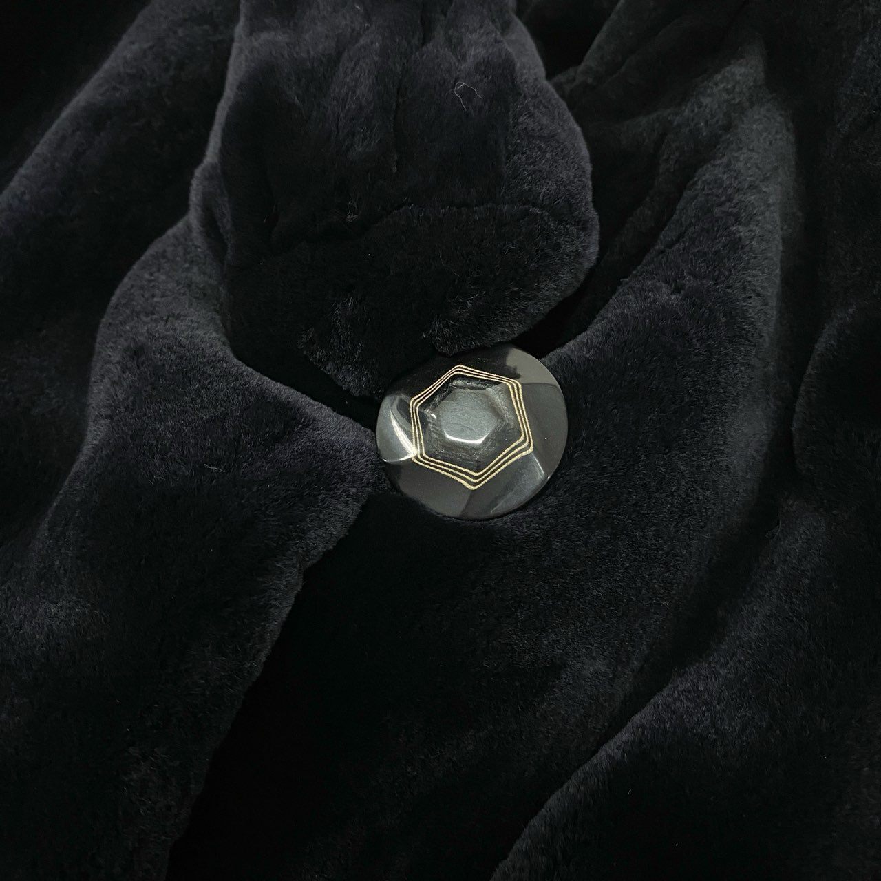 39k1《美品》定価98万 ICRISTALLI ROYAL SAGA MINK 金サガ シェアードミンク ロングコート F ブラック 最高級本毛皮 リアルファーt18r