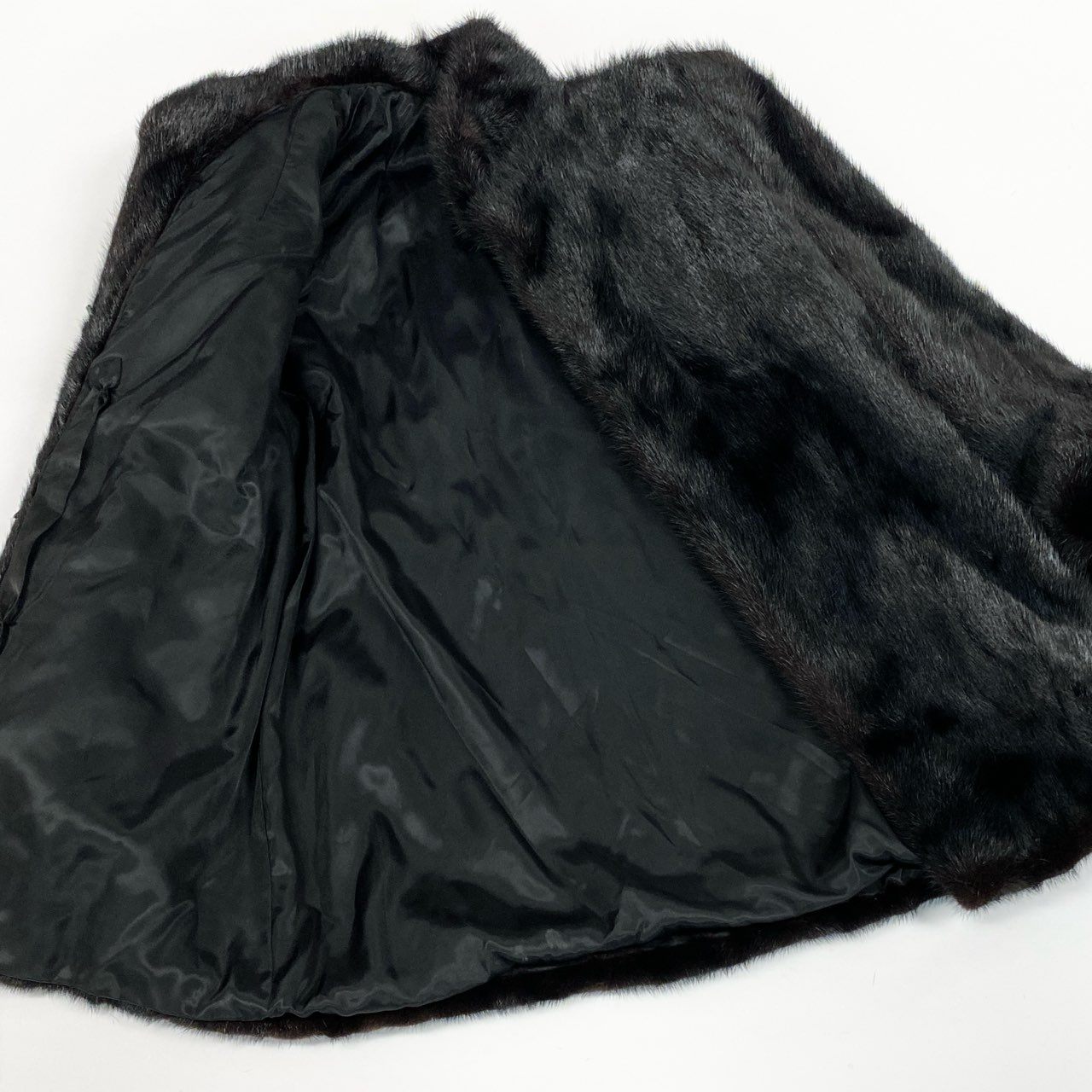 6a21 SAGA MINK サガミンク 銀サガ ダークミンク ロングコート サイズ11 ダークブラウン 最高級本毛皮 Mink Fur Long Coatt18r