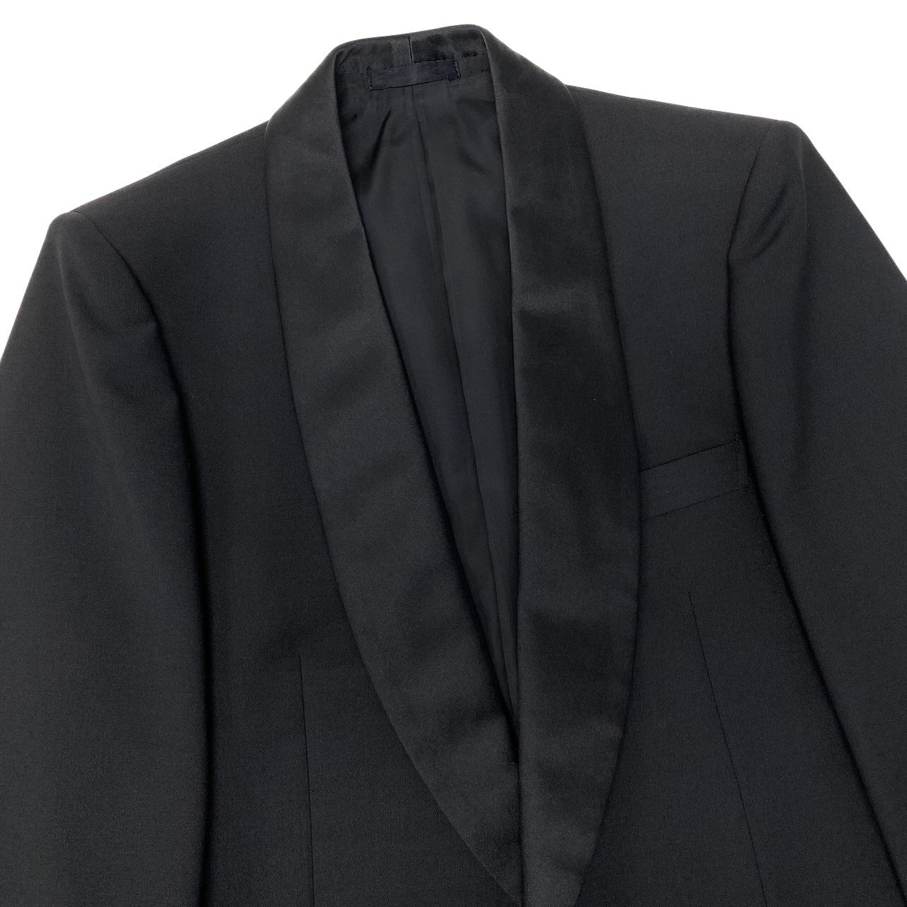 64g4 Christian Dior クリスチャンディオール MONSIEUR セットアップ シングルスーツ ブラックフォーマル C-OS-1156 サイズA4 ブラック メンズ 紳士服o07t