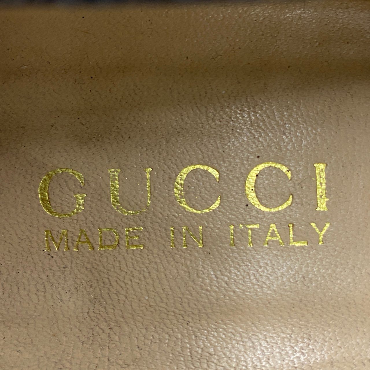 1f12 GUCCI グッチ オールレザー ホースビットステッチ ローファー 37 1/2 ブラック Leather イタリア製 シューズ