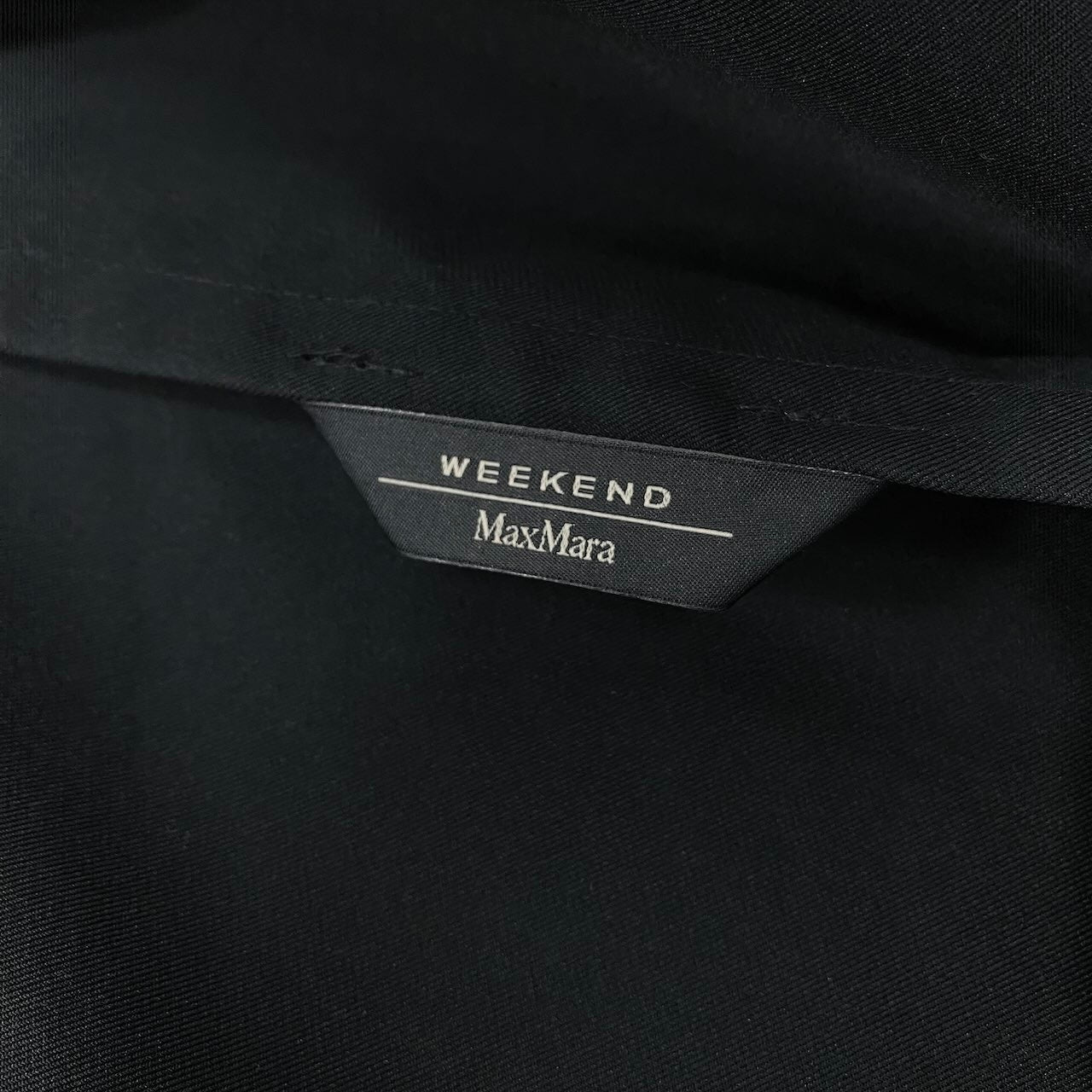 89g24 【美品】 WEEKEND MaxMara ウィークエンド マックスマーラ チェスターコート ボーダー柄 サイズ38 グレー  レディース 女性用u02t