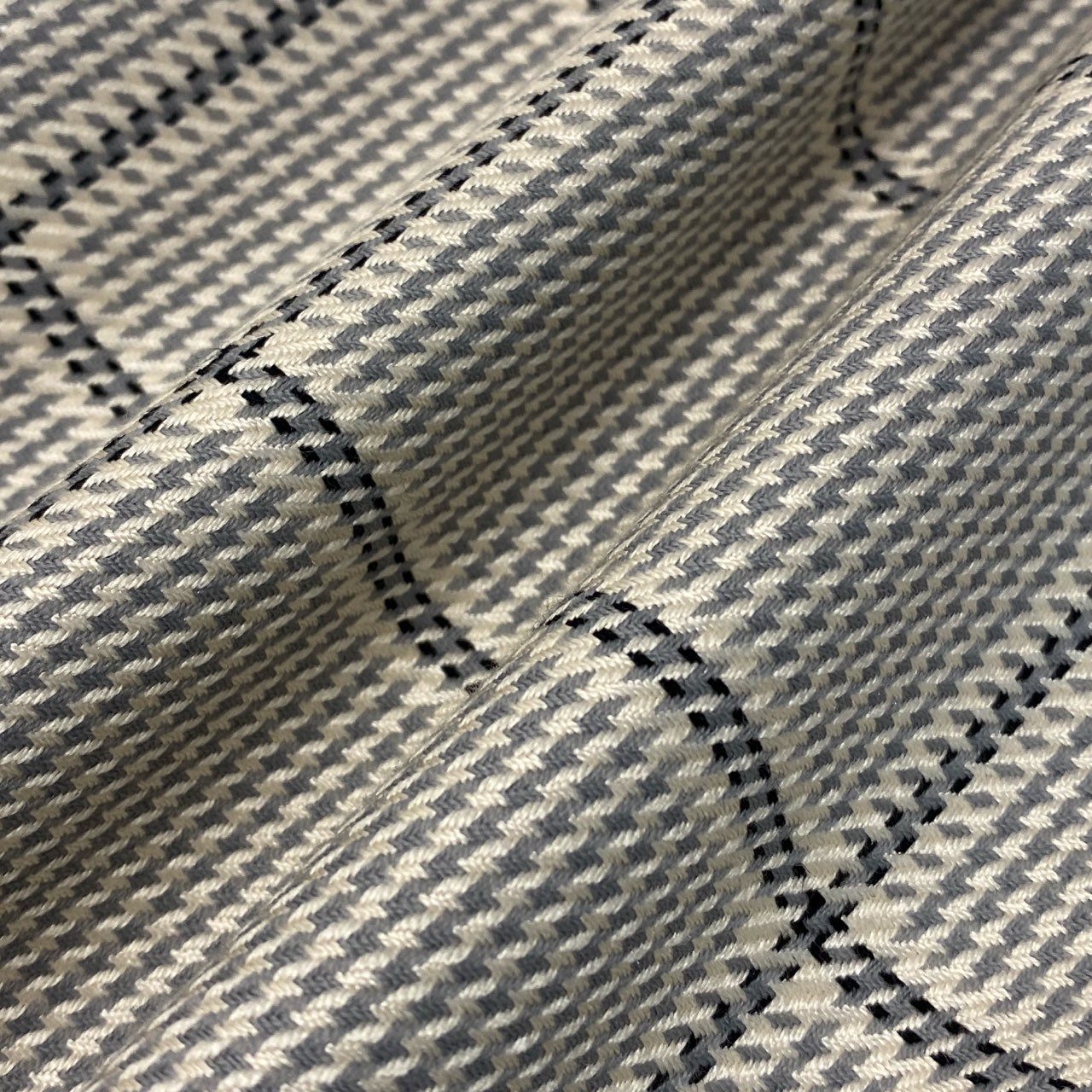 5c5 Vintage Burberrys バーバリーズ スカートスーツ セットアップ 装飾ボタン ノーカラー 11 グレー系 チェック レディースu02t