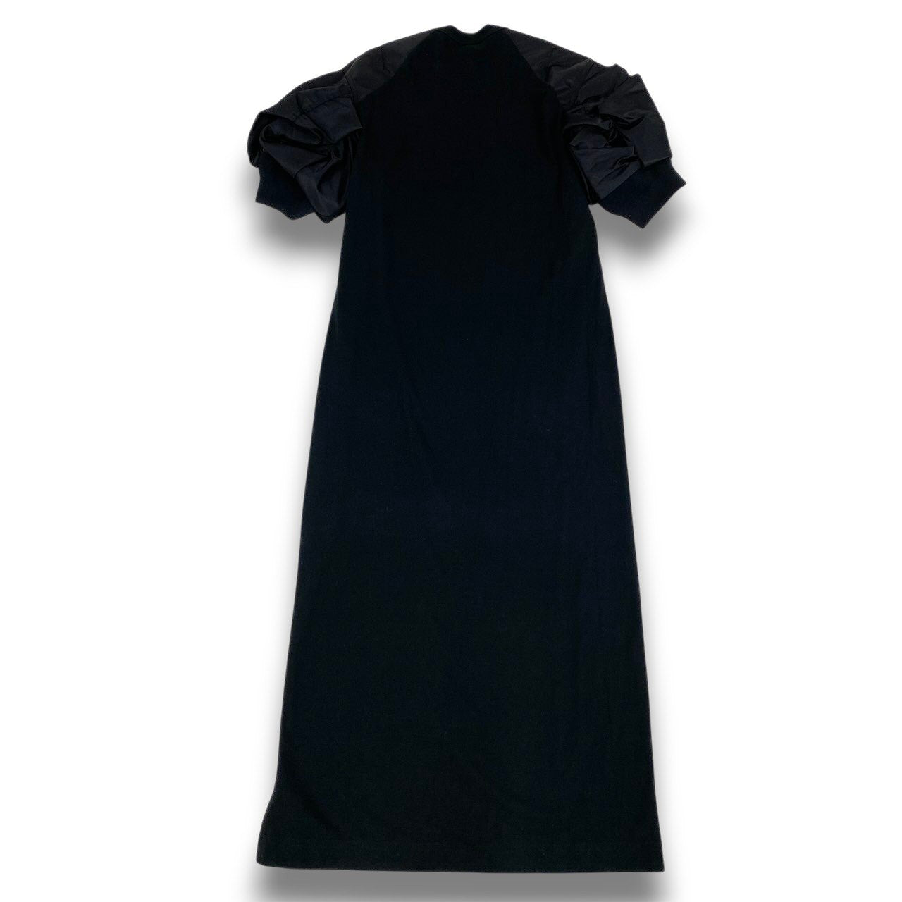 Ac24 《未使用》定価￥64,900 sacai サカイ 24SS ナイロンツイルジャージードレス Nylon Twill＆Jersey Dress 24-07168 サイズ2 ブラック ワンピースt18r