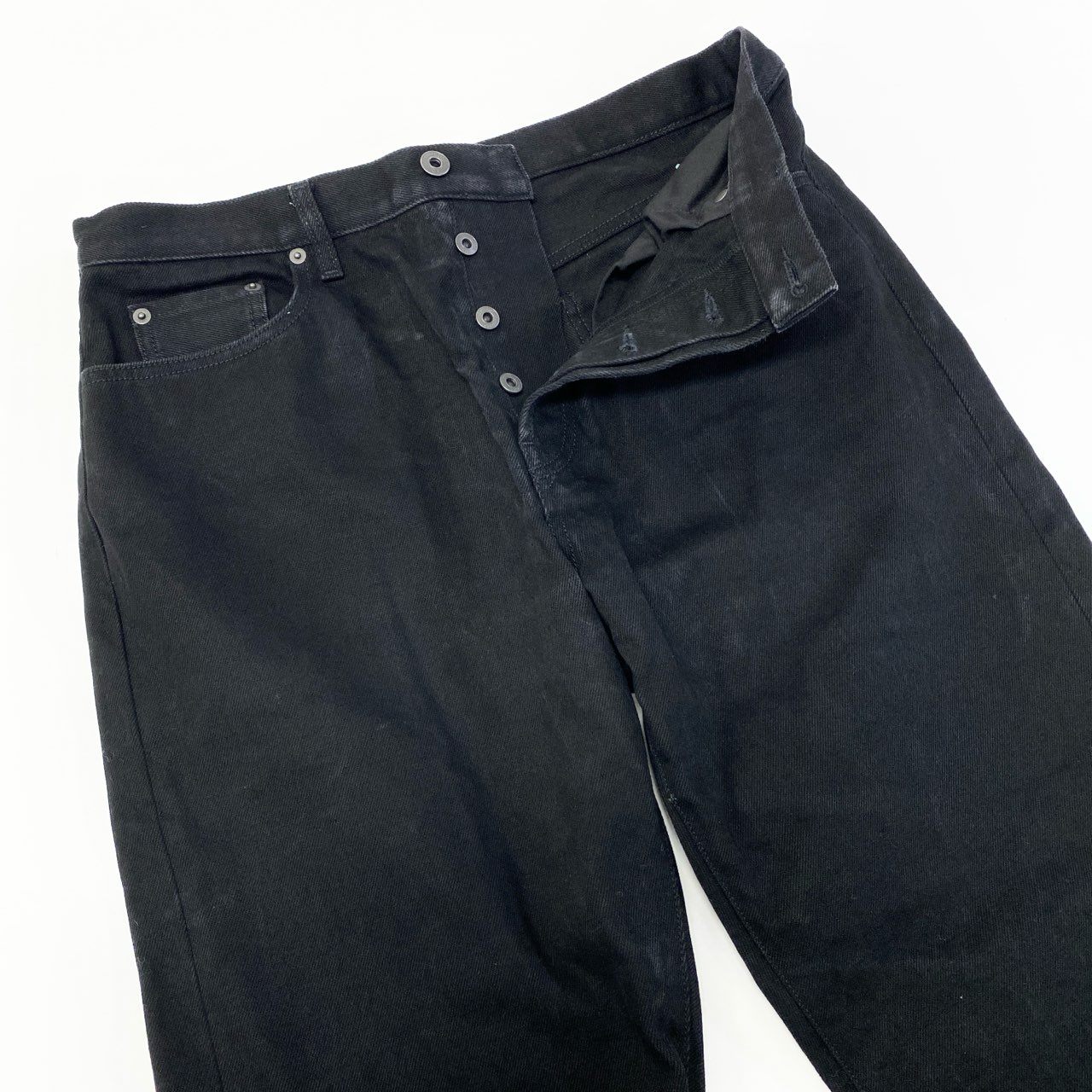 85a16 VALENTINO ヴァレンティノ 2099 ブラックデニム チノフィットパンツ サイズ34 Black Denim Pants ボトムスt18r