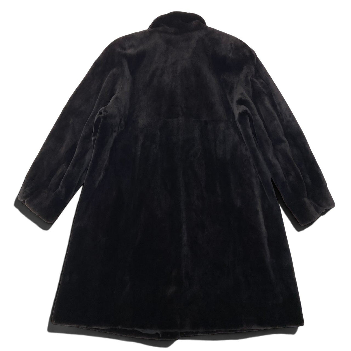 58i20 ROZEN シェアードミンク ロングコート サイズF ダークブラウン 本毛皮 Shared Mink Fur Long Coat リアルファーt18r