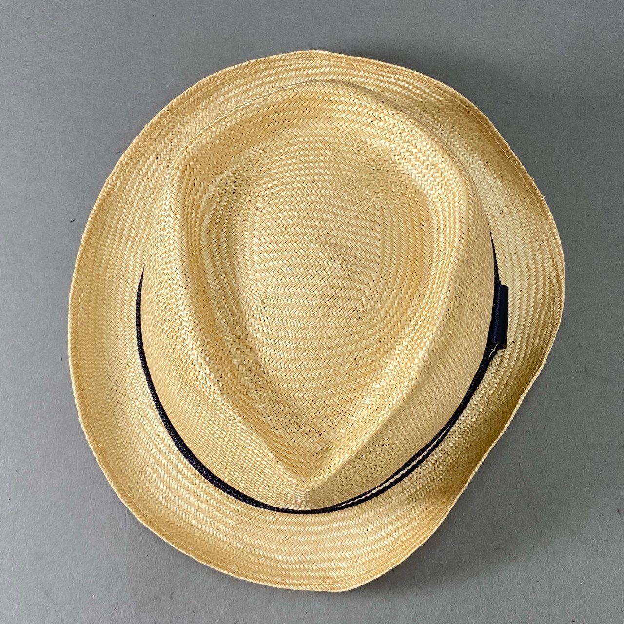 f20 《美品》 GUCCI グッチ ストローハット パナマハット XL ベージュ 麦わら帽子 HAT 中折れ イタリア製