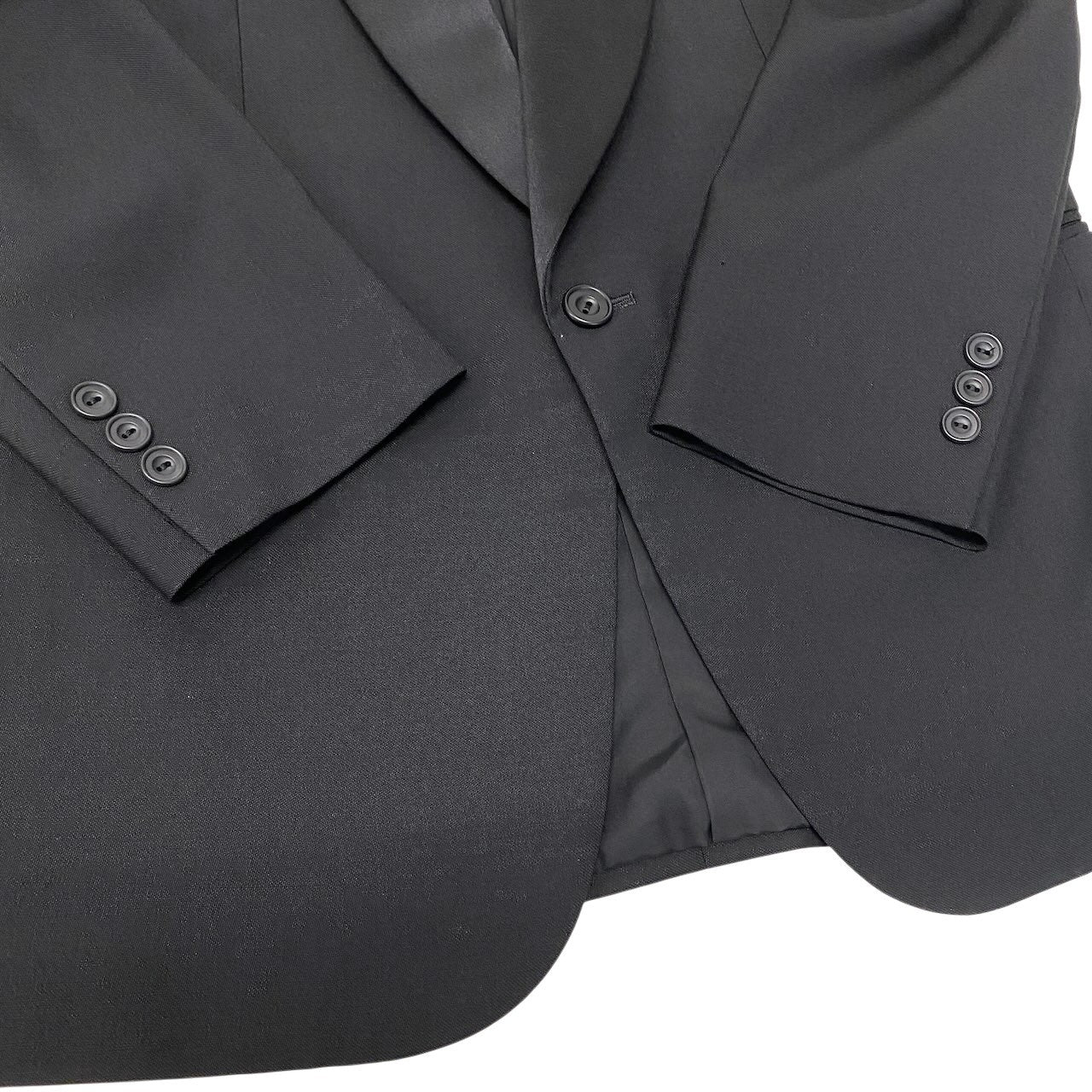 64g4 Christian Dior クリスチャンディオール MONSIEUR セットアップ シングルスーツ ブラックフォーマル C-OS-1156 サイズA4 ブラック メンズ 紳士服o07t
